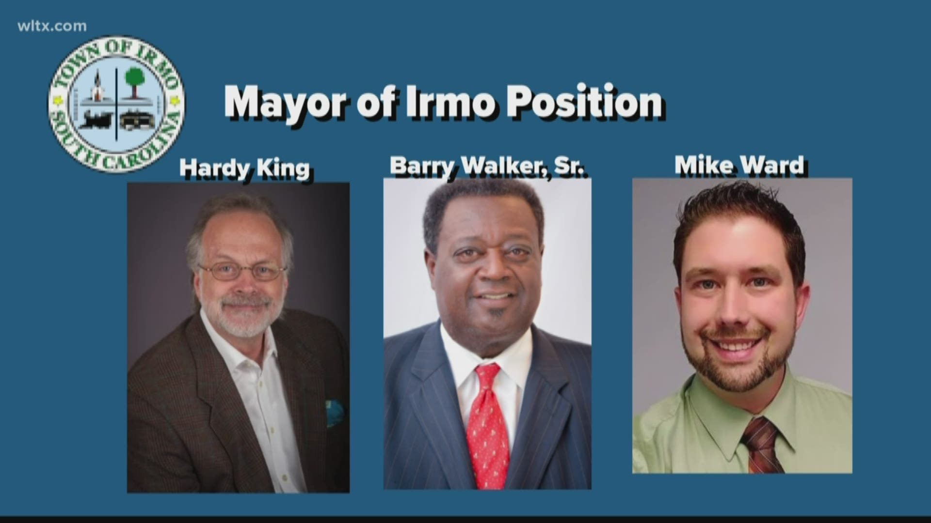 The position of Mayor of Irmo is up for re-election along with two council seats.