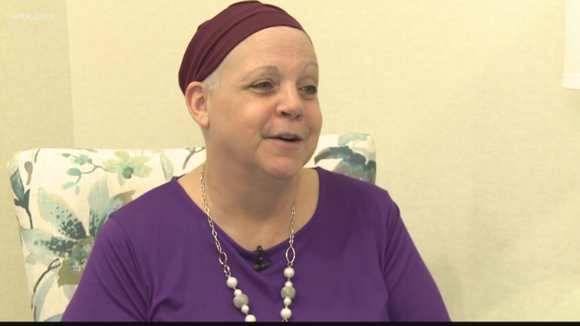 Cancer patients receive free wigs thanks to donations.
