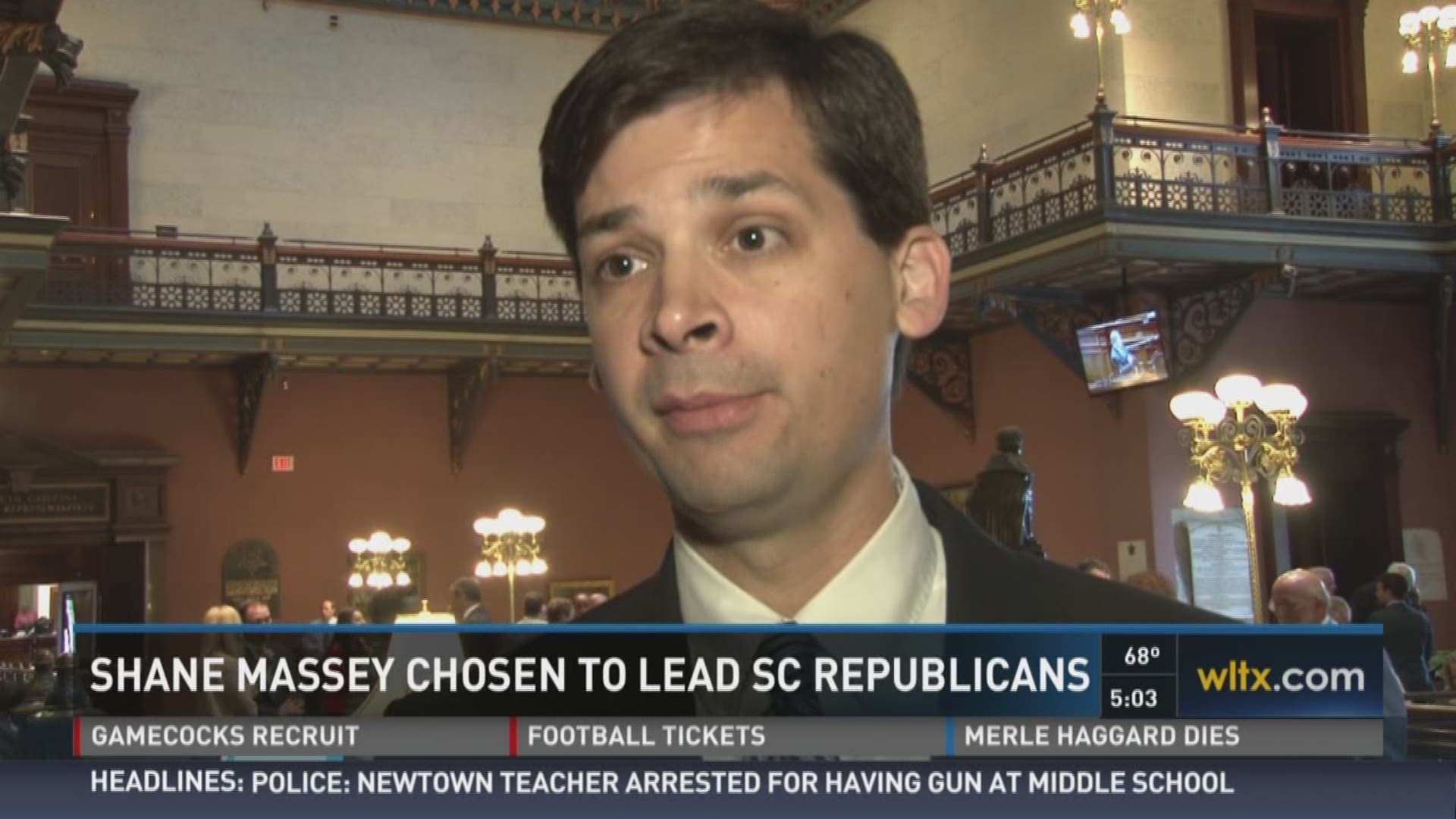Shane Massey is the new majority leader in the SC Senate. 
