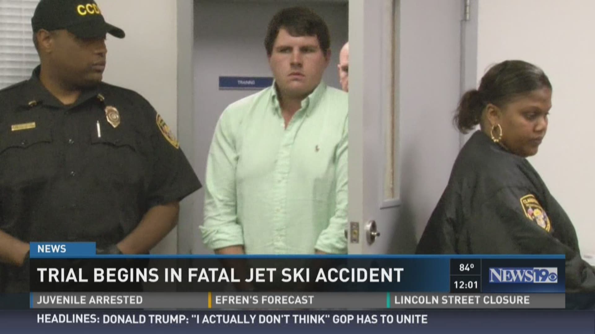 The trial of a man charged in connection with a fatal jet ski accident has begun.