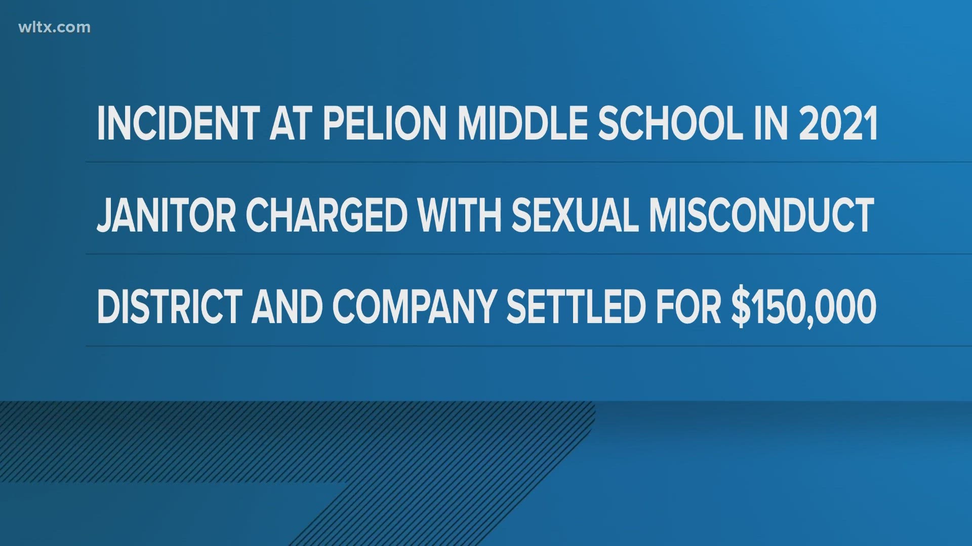 The lawsuit stemmed from a student who was sexually assaulted by a school janitor.