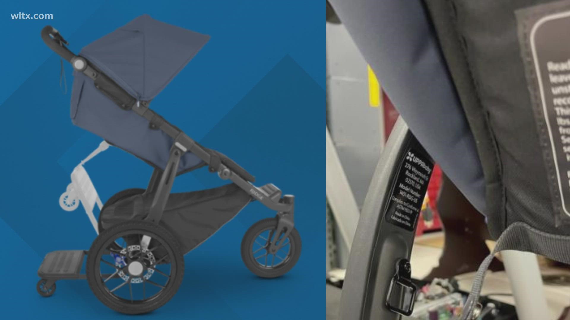 Thousands of jogging strollers have been recalled after a child was injured when their fingertip got caught in the stroller's rear brakes.
