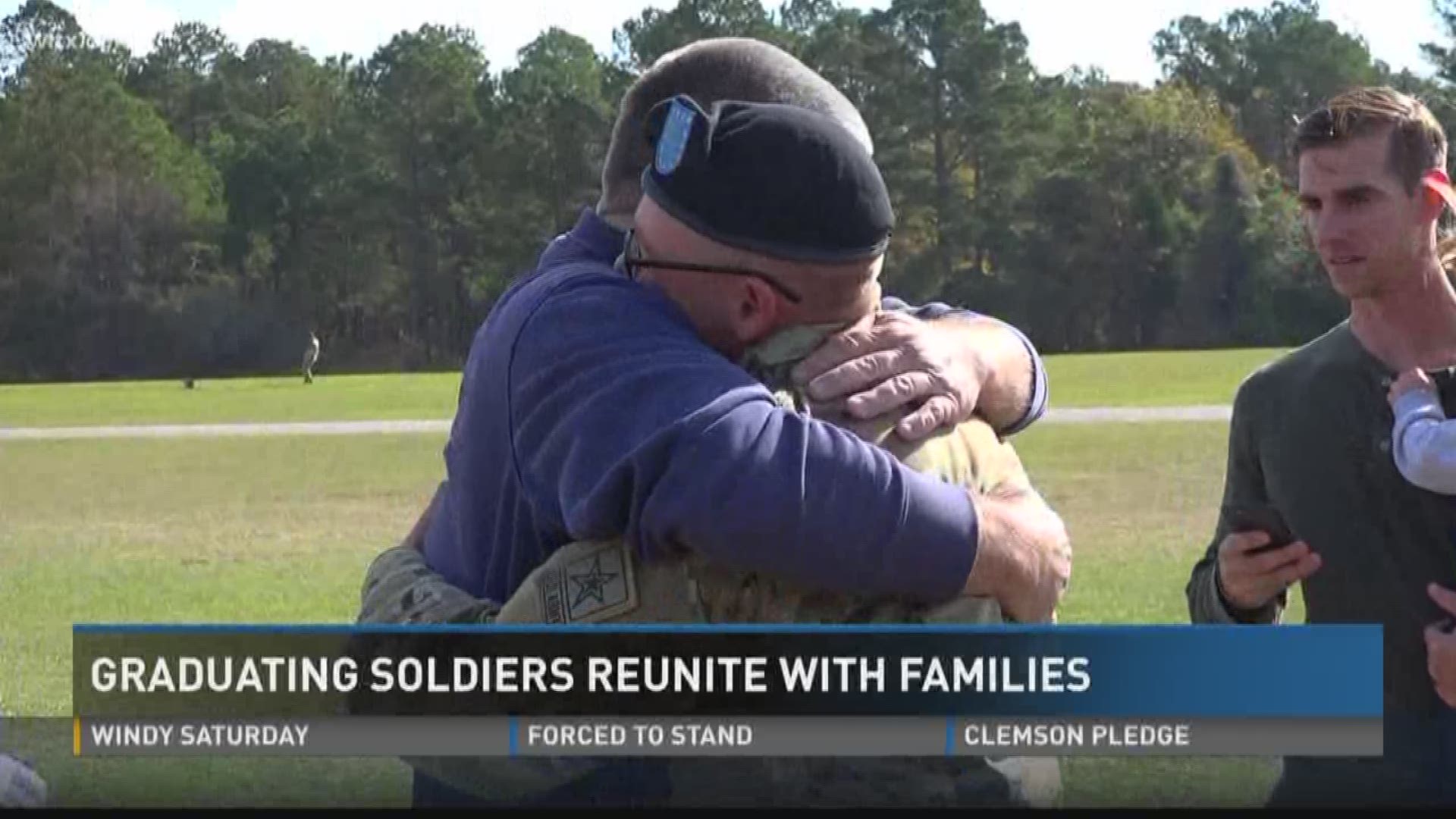 After 10 grueling weeks of basic combat training at Fort Jackson, graduating soldiers reunite with Families at Family Day.