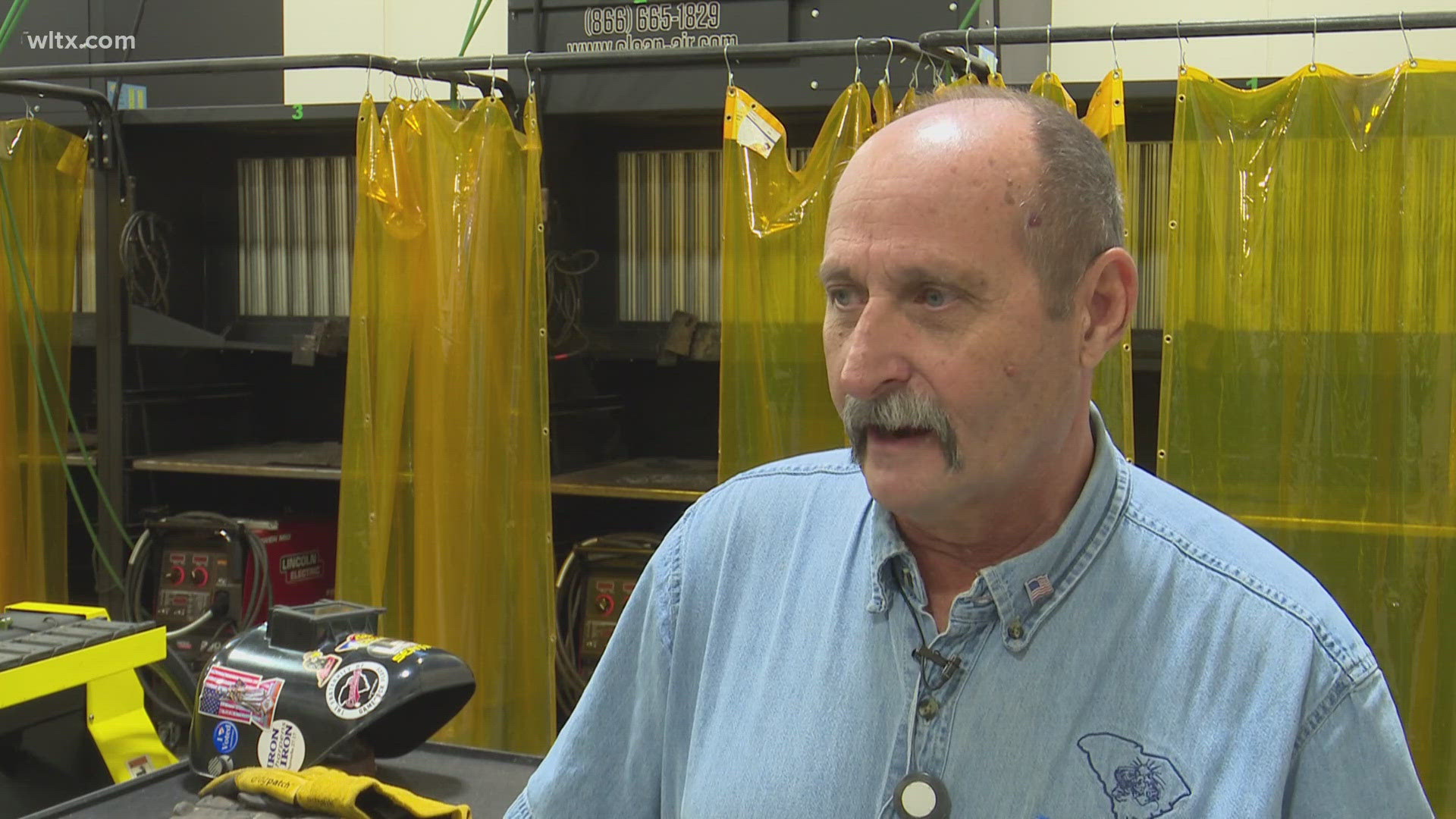 Lexington Two Innovation Center's welding instructor Laird Thompson is WLTX Teacher of the Week.