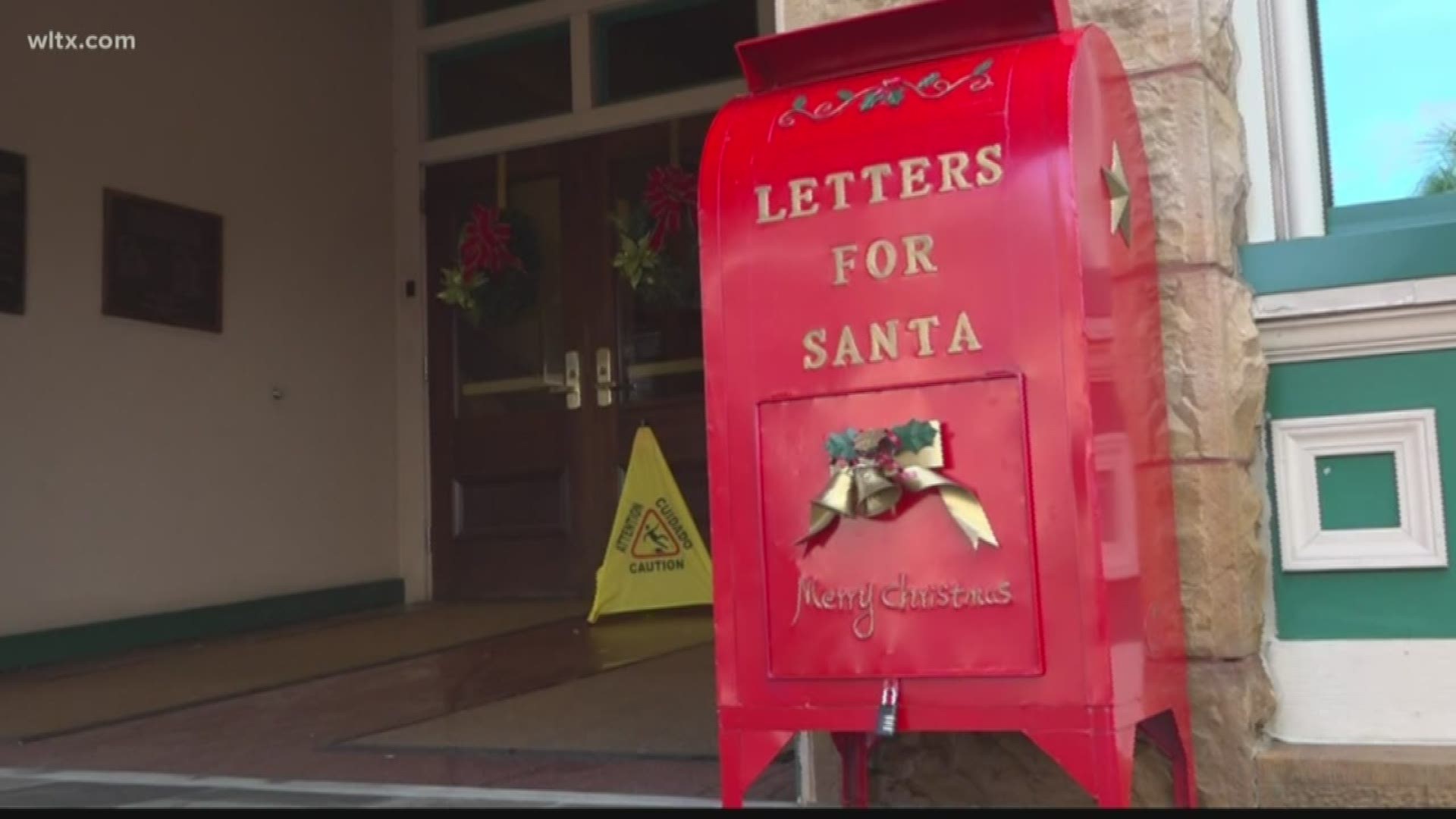 Kids in Sumter can write a letter to Santa and drop it in one of the Santa mailboxes around the city