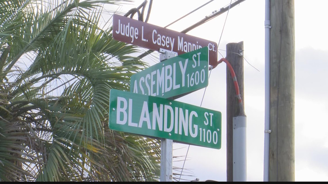 City of Columbia dedicates street to Circuit Court Judge Casey Manning
