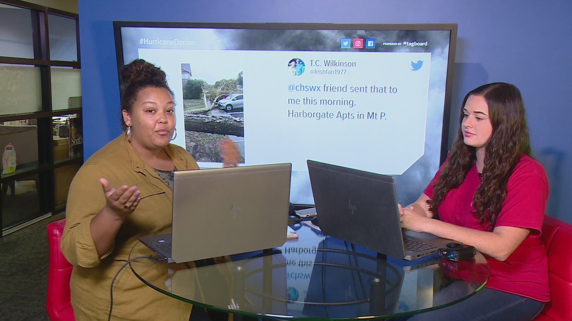 The News 19 team takes a look at Hurricane Dorian through your social media posts.