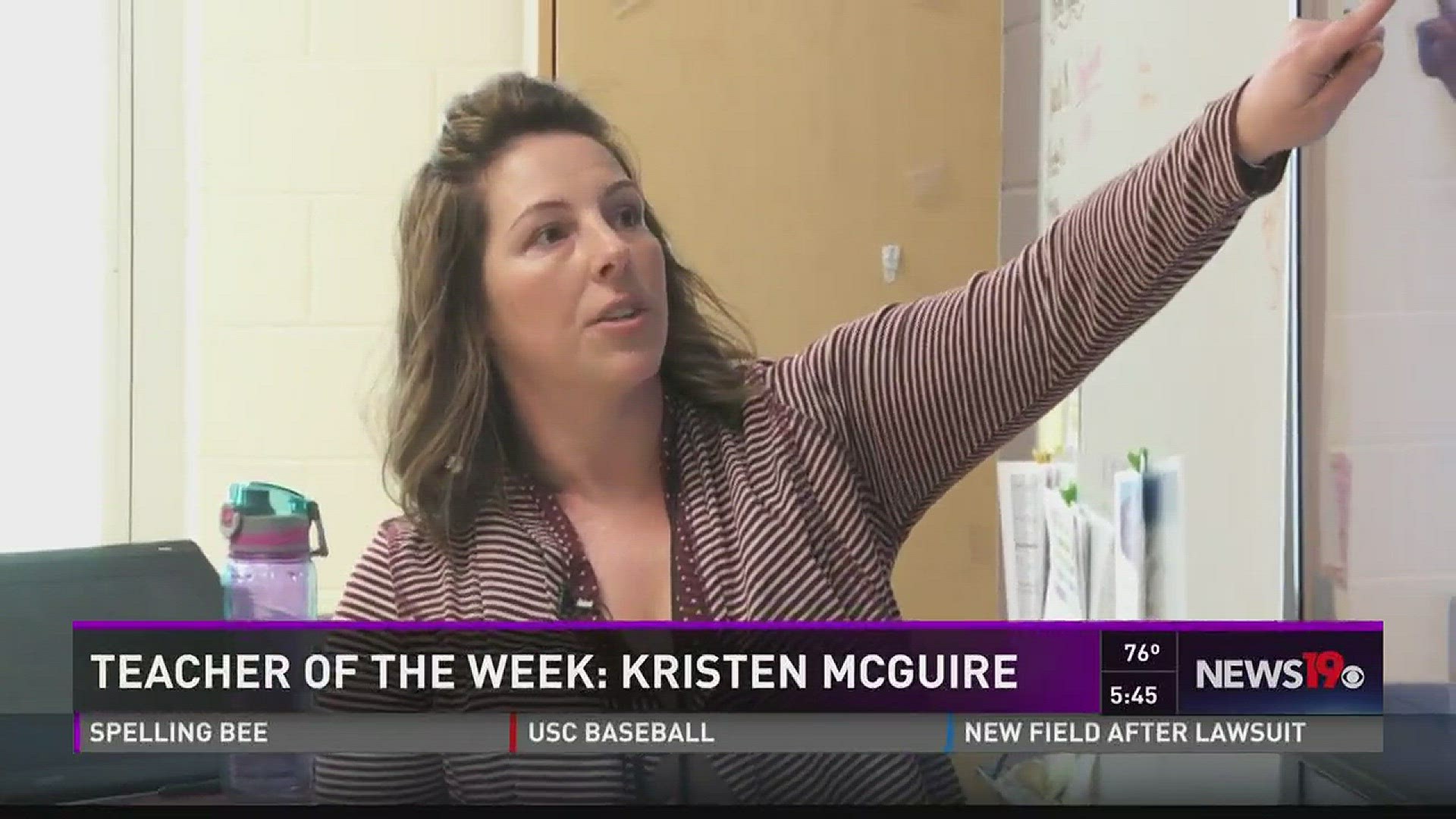 Kristen McGuire of Westwood High school is the Teacher of the Week for March 7, 2017.