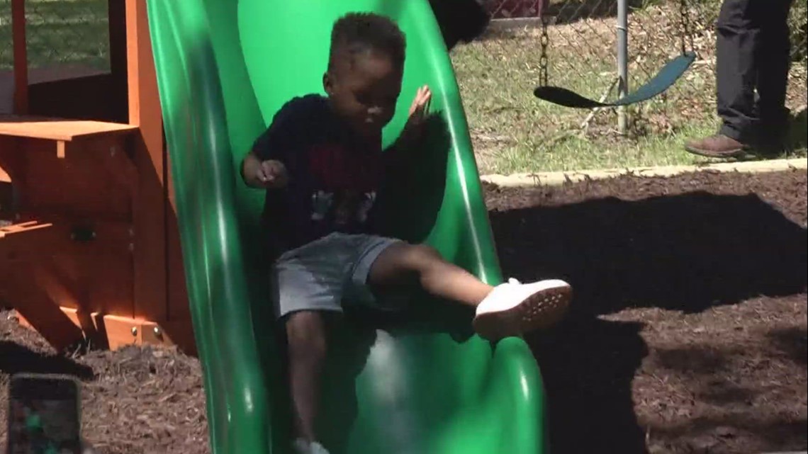 Playset built for 4 year old recovering from cancer - Vimarsana News
