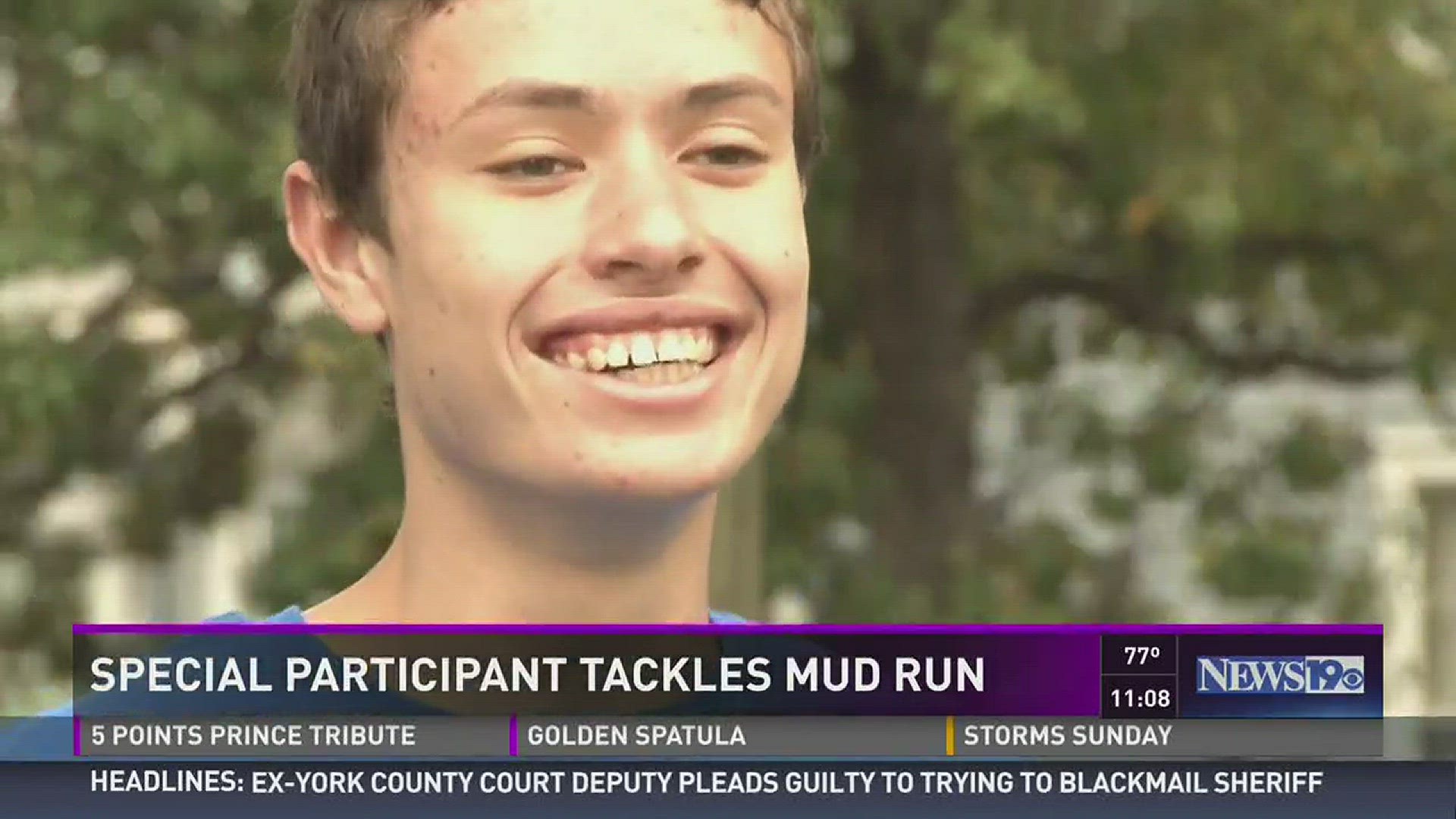 Autistic young man trains for the Ultimate Mud Run