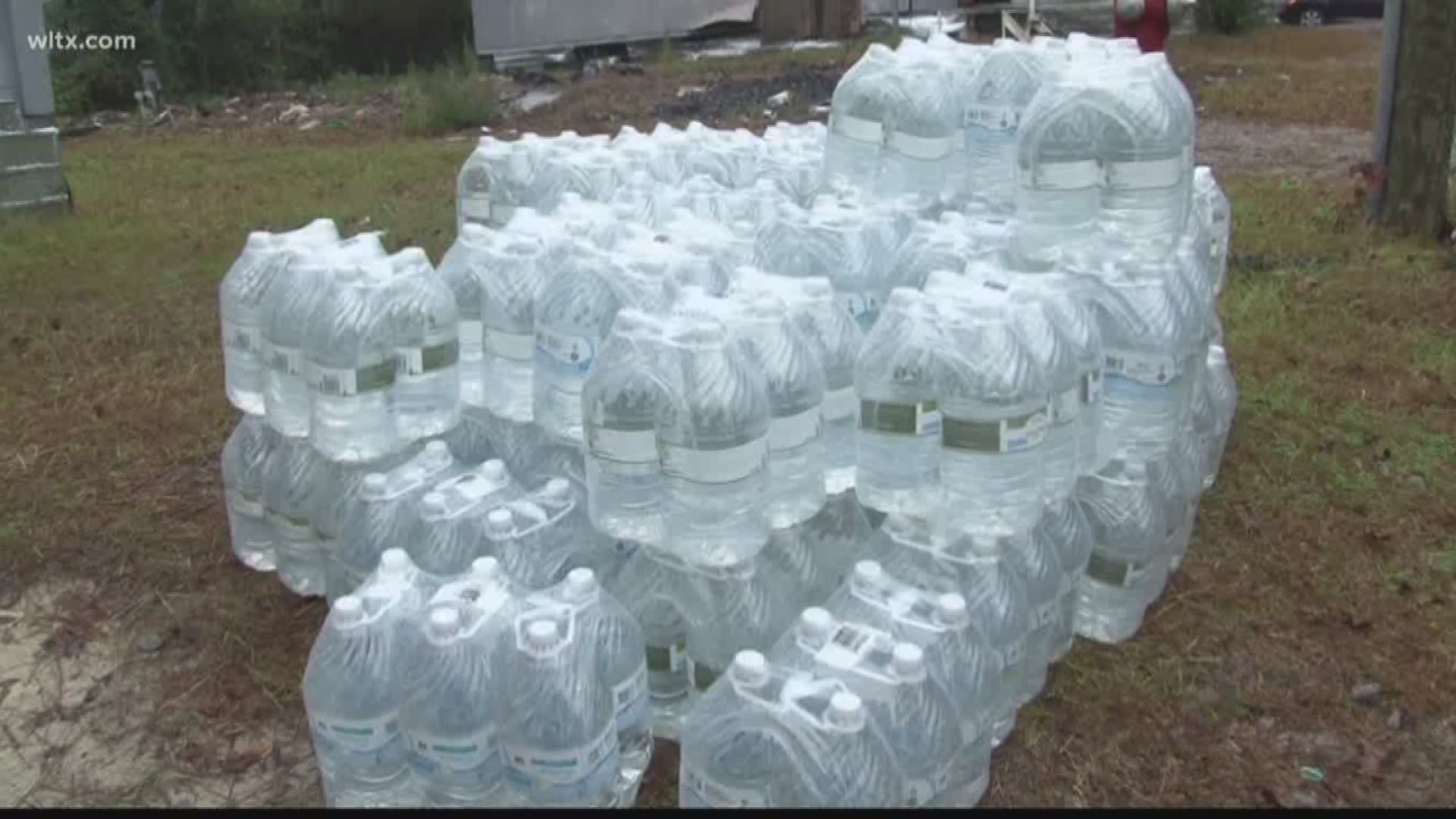 Over 16 families in a Columbia neighborhood have been without water for two weeks ... and now its back on.