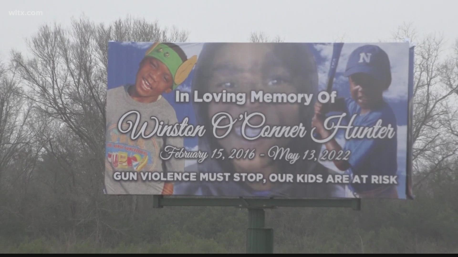 The family of six-year-old Winston Hunter, who was shot to death, is working to honor his life and to make sure he is not forgotten in his community.
