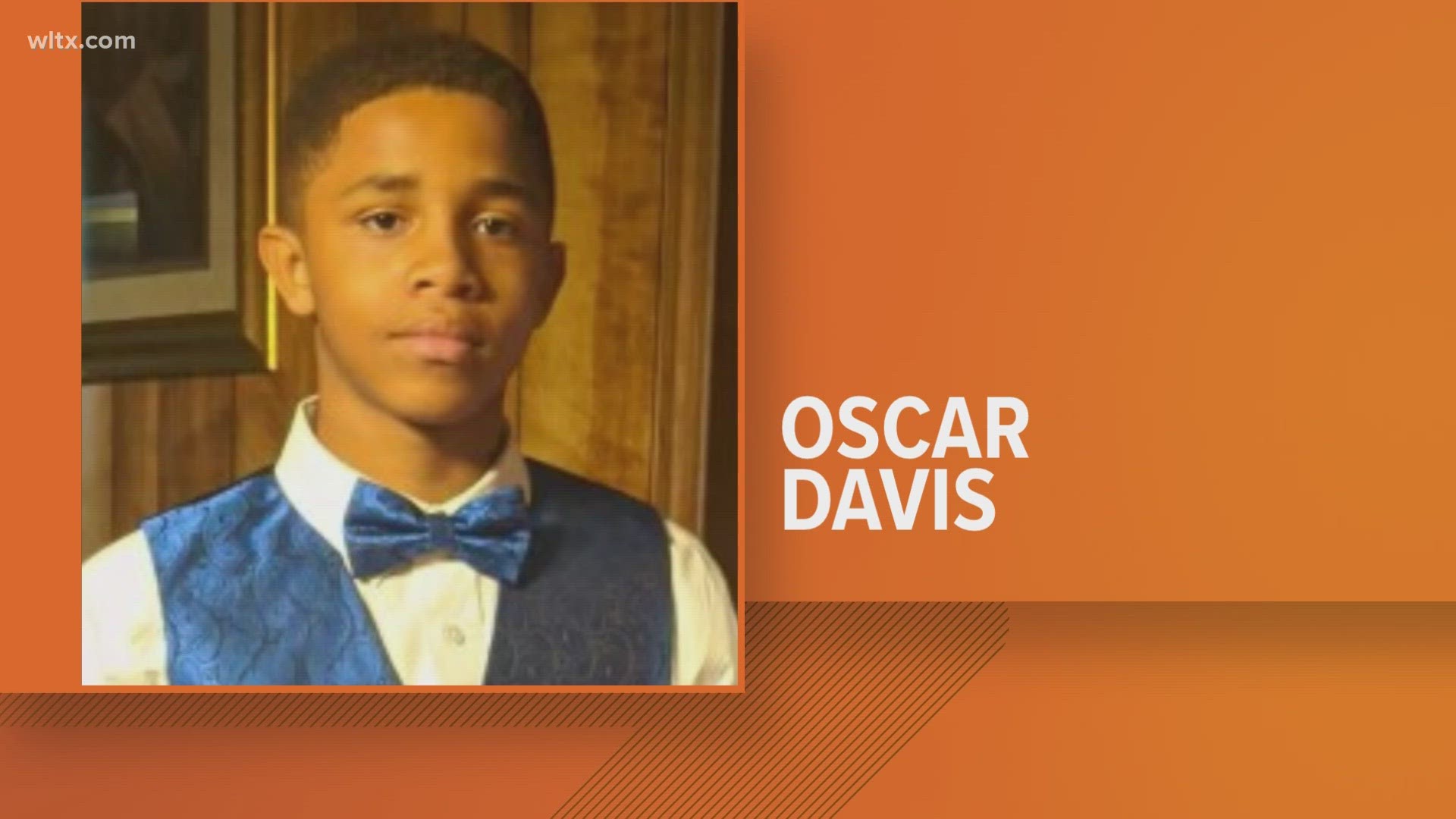 The sheriff's office said 13-year-old Oscar Washington Davis is missing from the 4700 block of S.C. Highway 395.