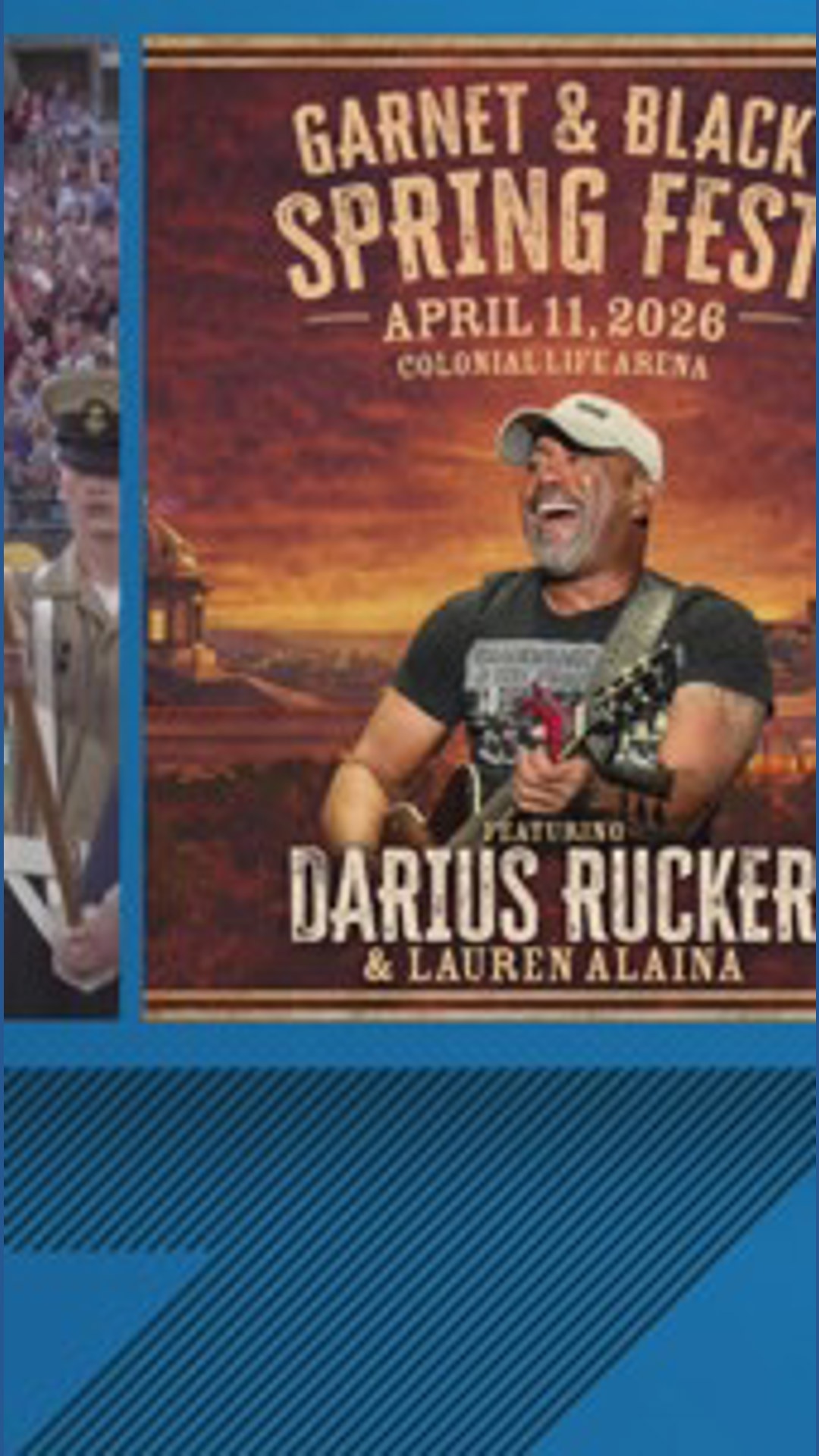 Singer Darius Rucker to headline Garnet and Black Spring Fest | wltx.com