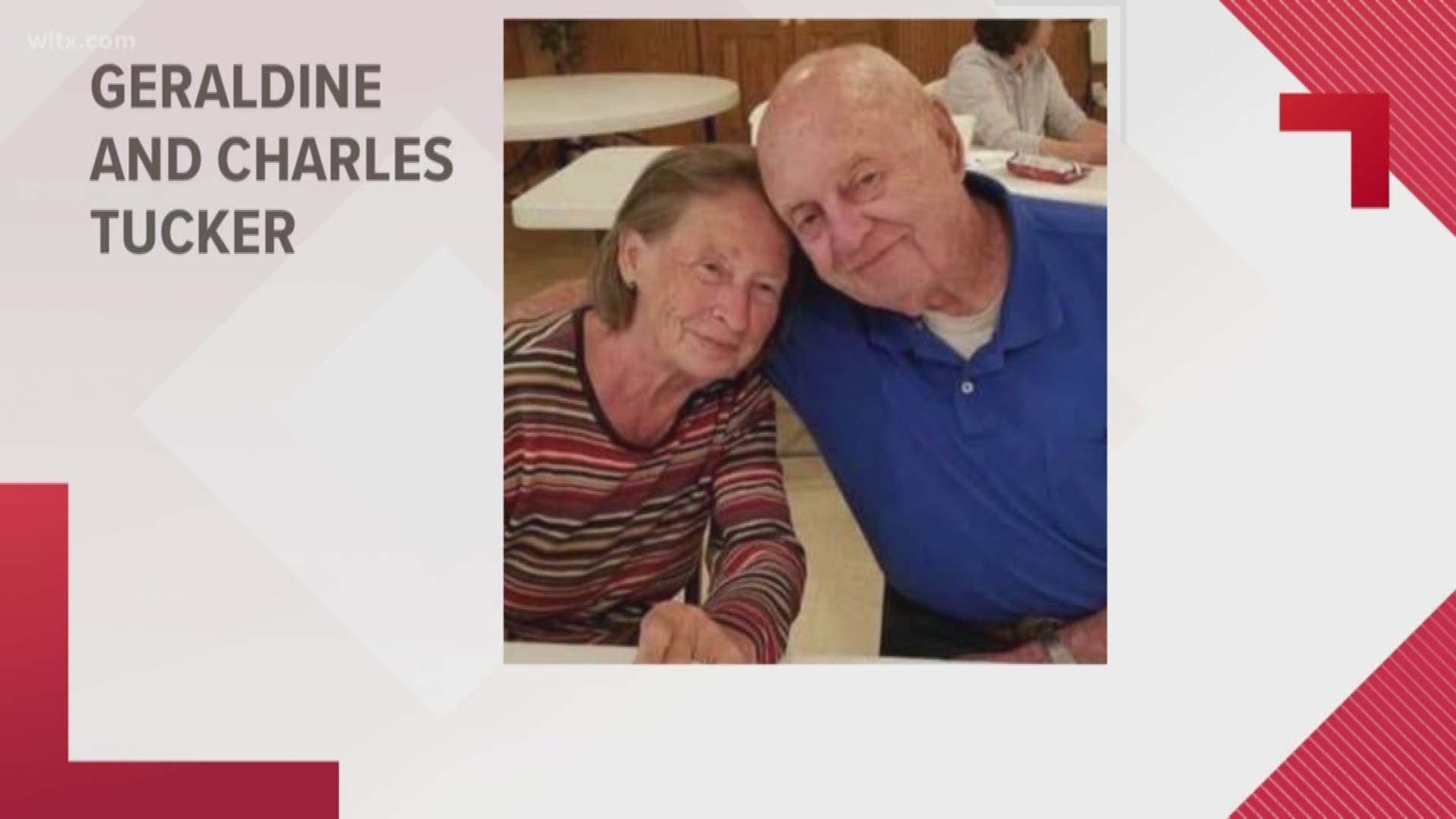 Deputies are asking for the public's help finding a missing couple whose last known location was in Richland County.  80-year-old Geraldine Tucker and 84-year-old Charles Tucker left their home in Chester County for an appointment in Richland County on ye