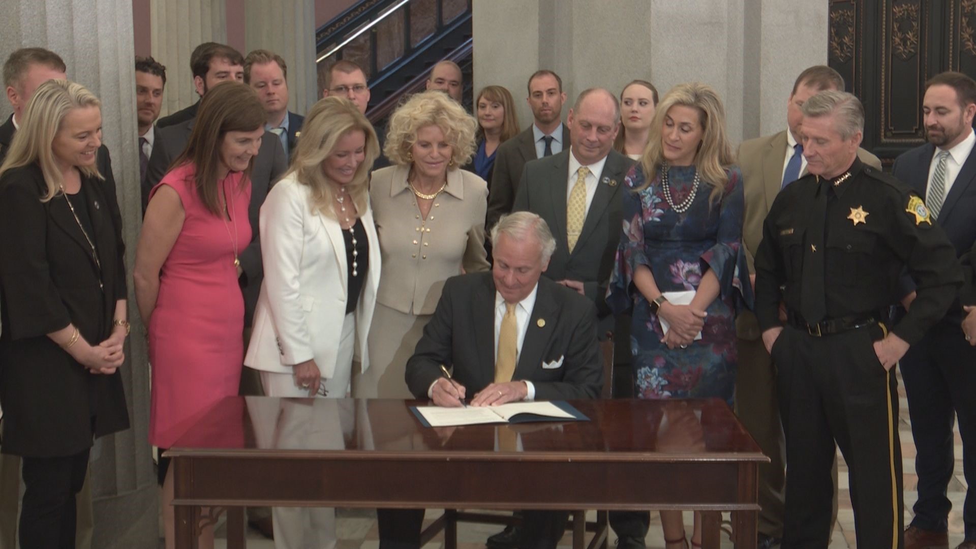 South Carolina made history today as Governor Henry McMaster signed the first governor's pledge aimed at internet safety among children.