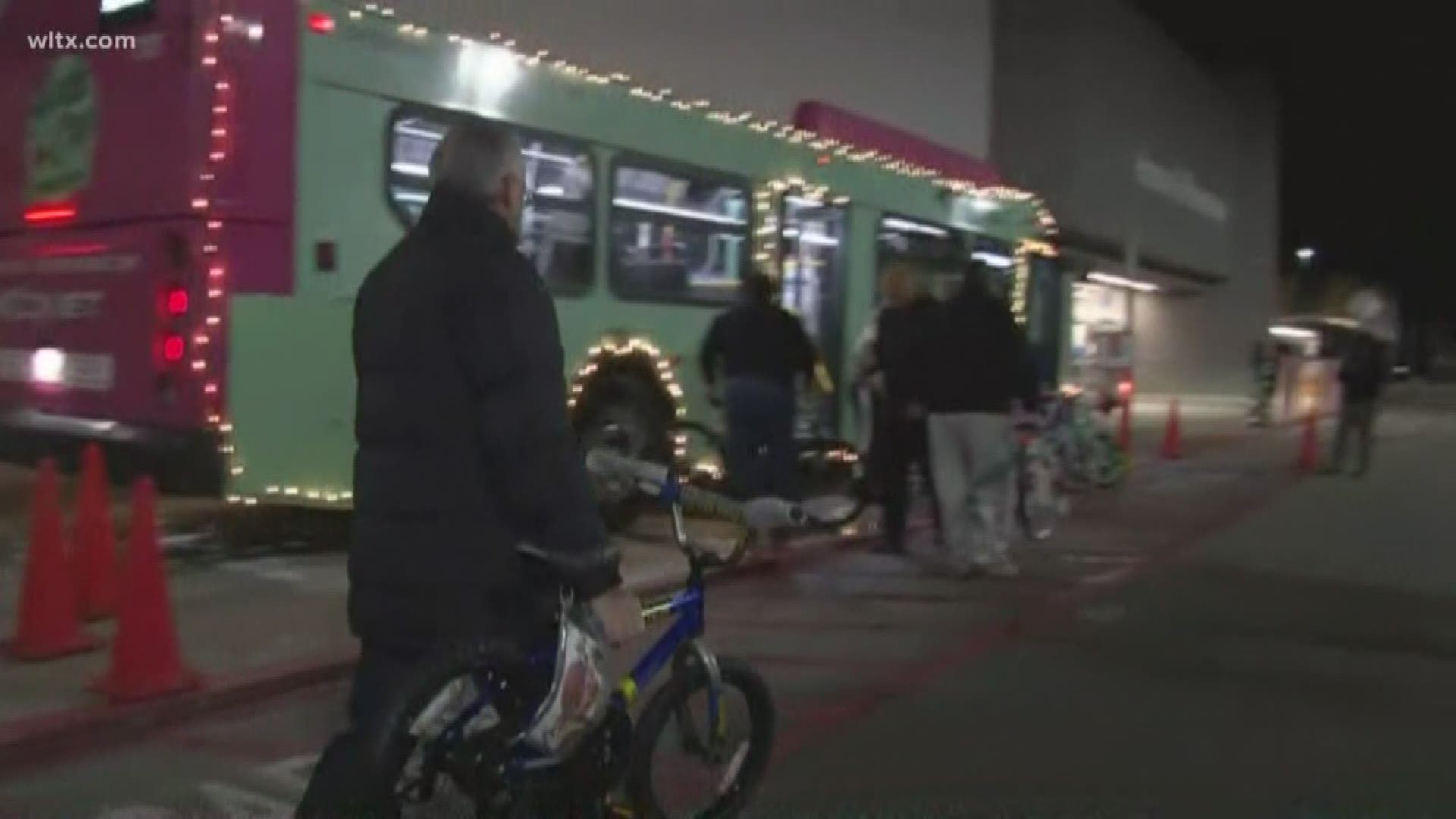 A major donation of bikes was made at the Forest Drive Walmart during News19's Stuff-A-Bus on December 6, 2019.