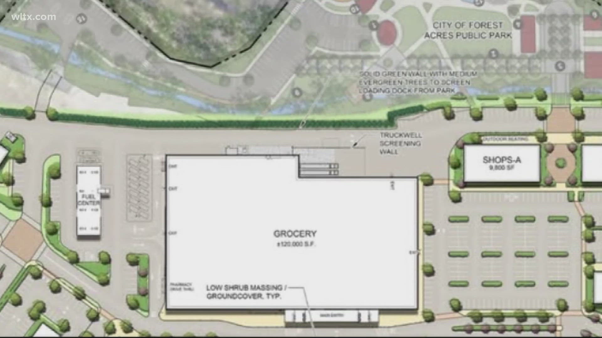 The new Kroger Marketplace will span 120,000 square feet and will feature a drive-thru pharmacy, a fuel center, and an in-store Starbucks.