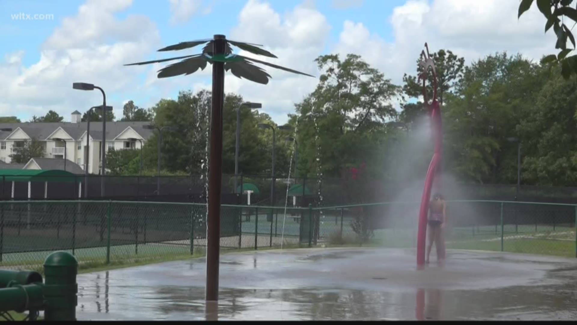 Ways to stay cool in Sumter, a list of pools and splash pads and hours of operation.