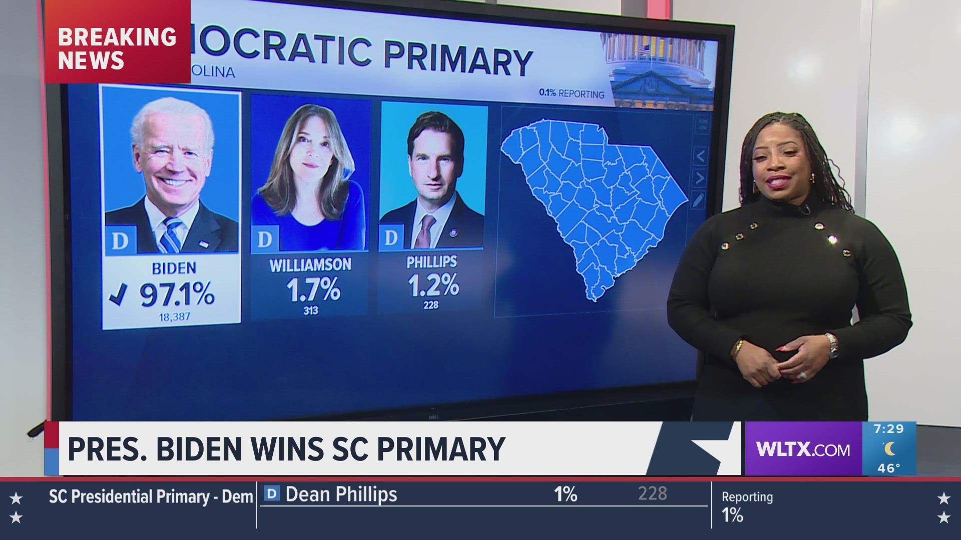 Democratic voters in South Carolina have spoken and chosen Joe Biden as their 2024 presidential nominee