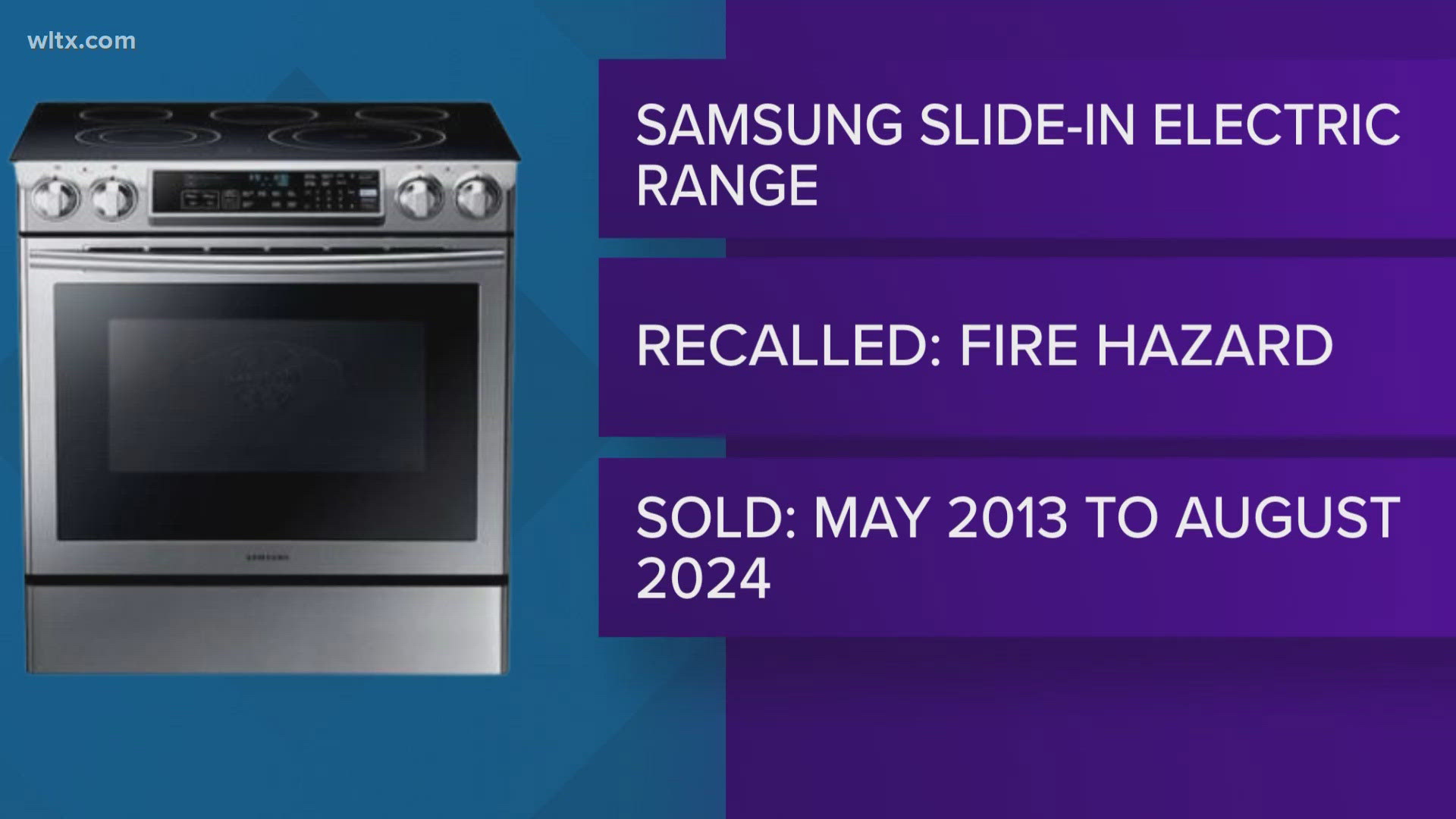 The front mounted knobs on the ranges can be accidentally activated by people or pets. Over 250 fires have been reported with 40 inuries and 7 involving pet deaths.