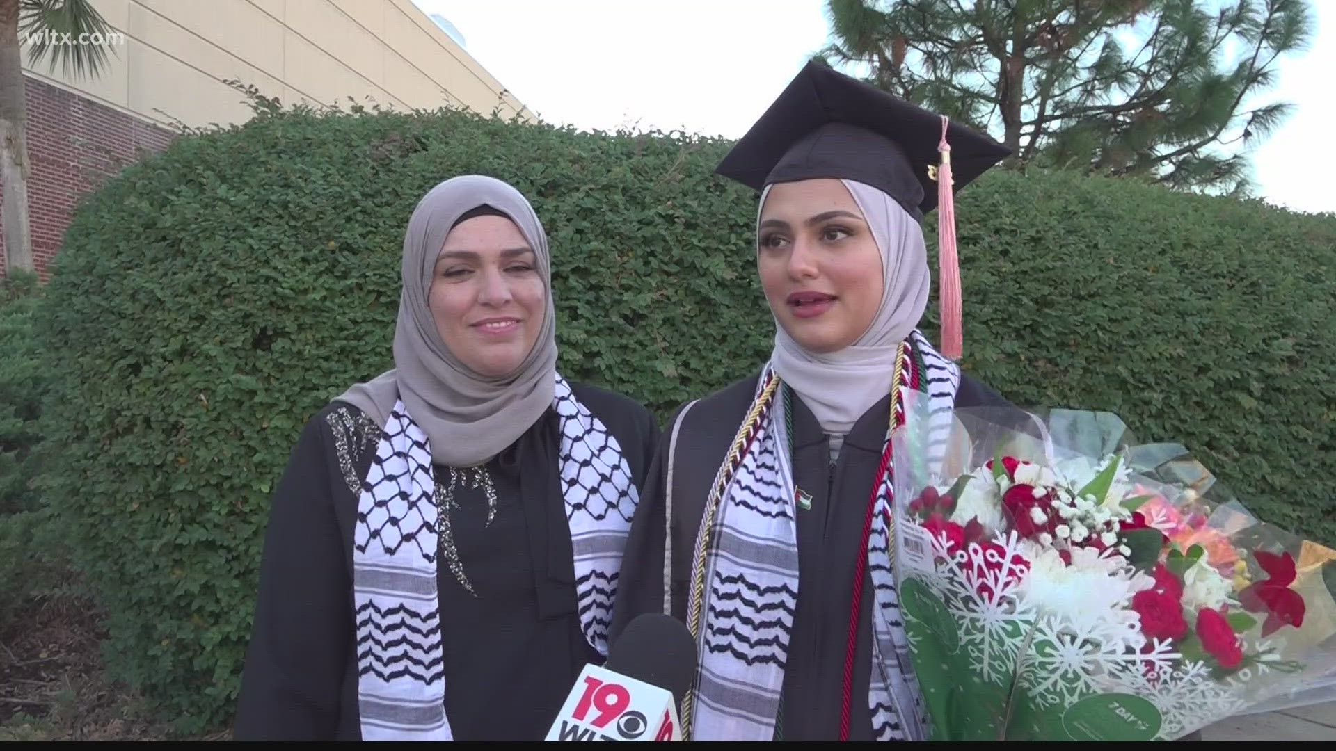 Hundreds of students at USC walked across the stage to collect their diplomas.