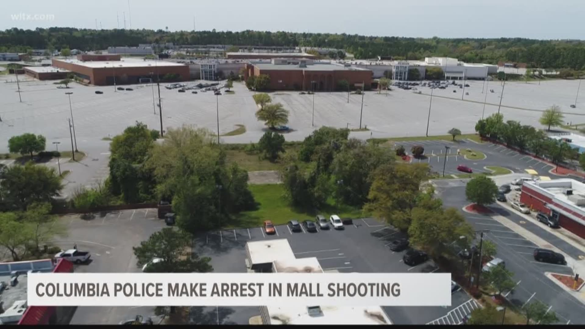 An arrest has been made in the weekend shooting at Columbia Mall 