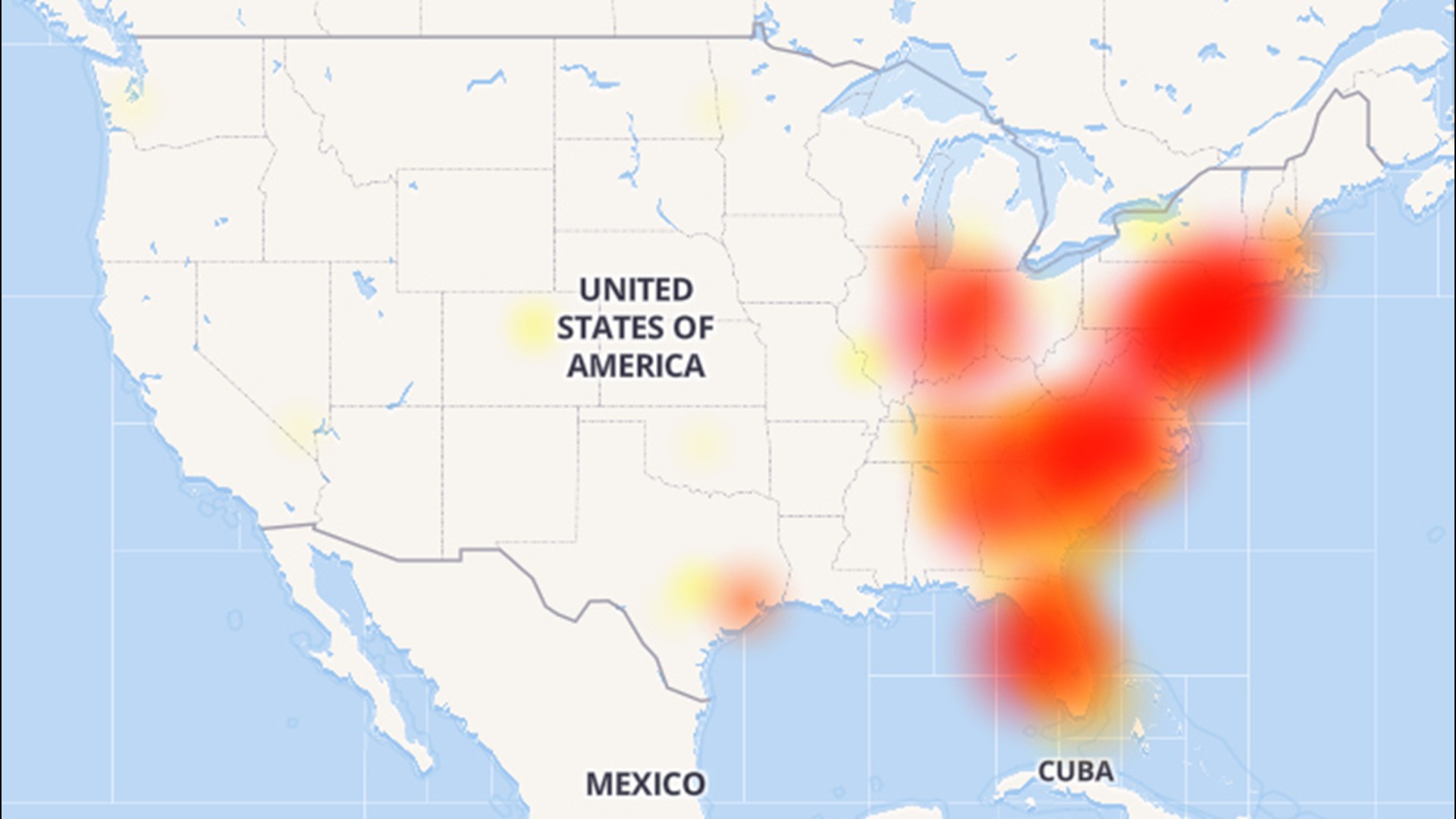 Verizon service restored after widespread outage on east coast Tuesday