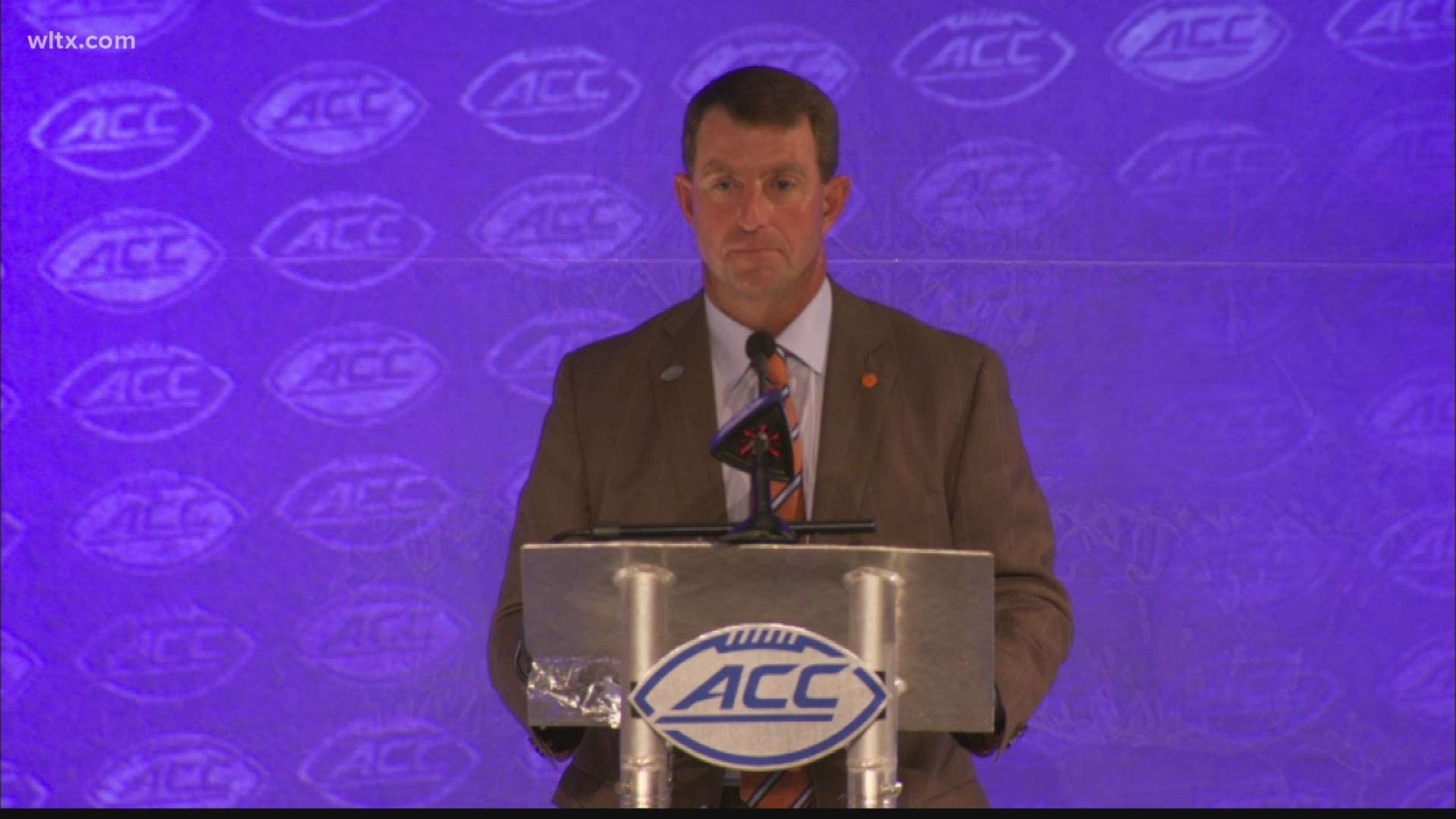 Clemson head football coach Dabo Swinney suggest the regular season might be shortened to 11 games to accomodate an expanded CFB playoff.