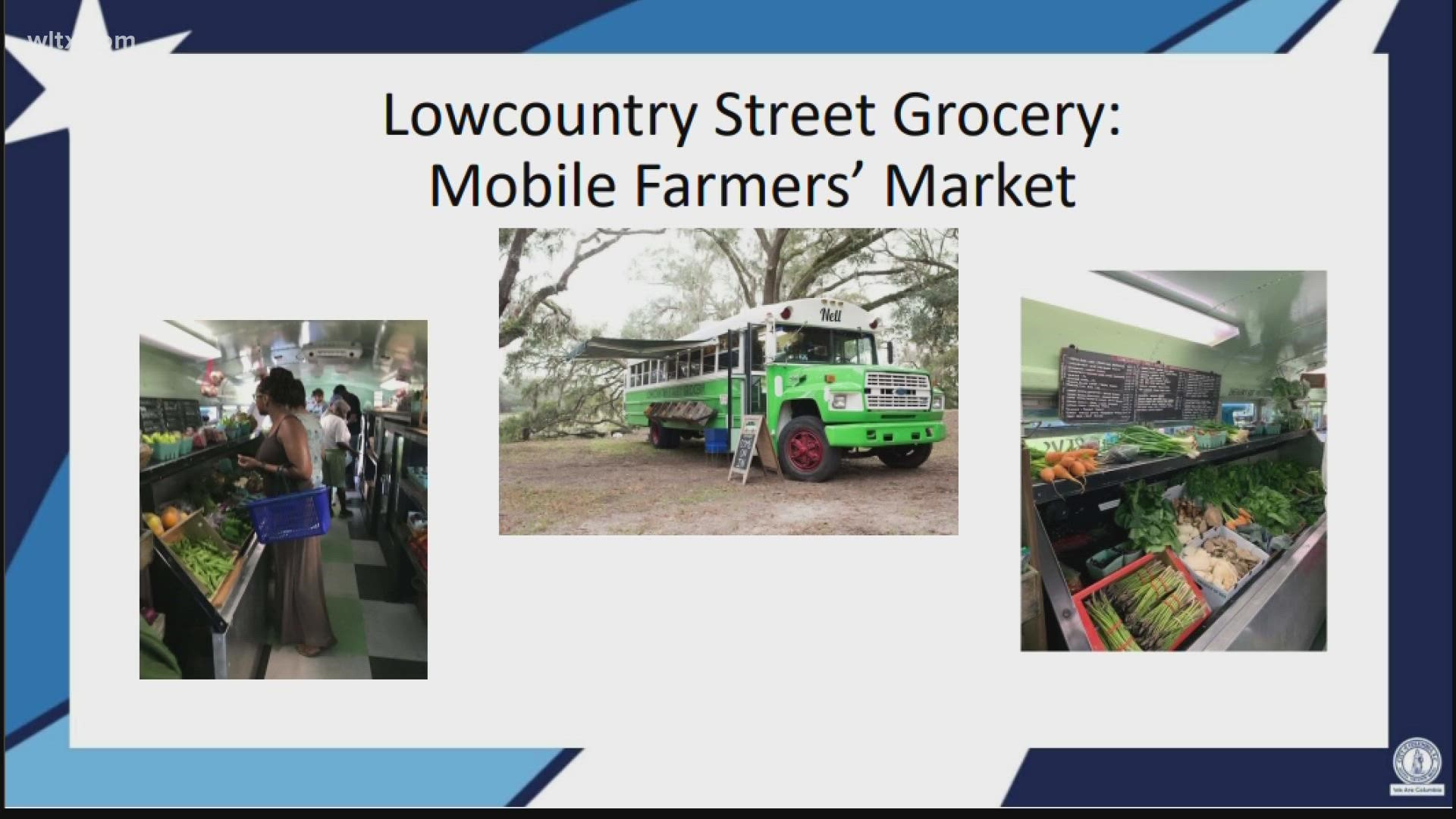 The city wants to try to get a mobile market and are also looking for other ideas to get food into food deserts in the area.