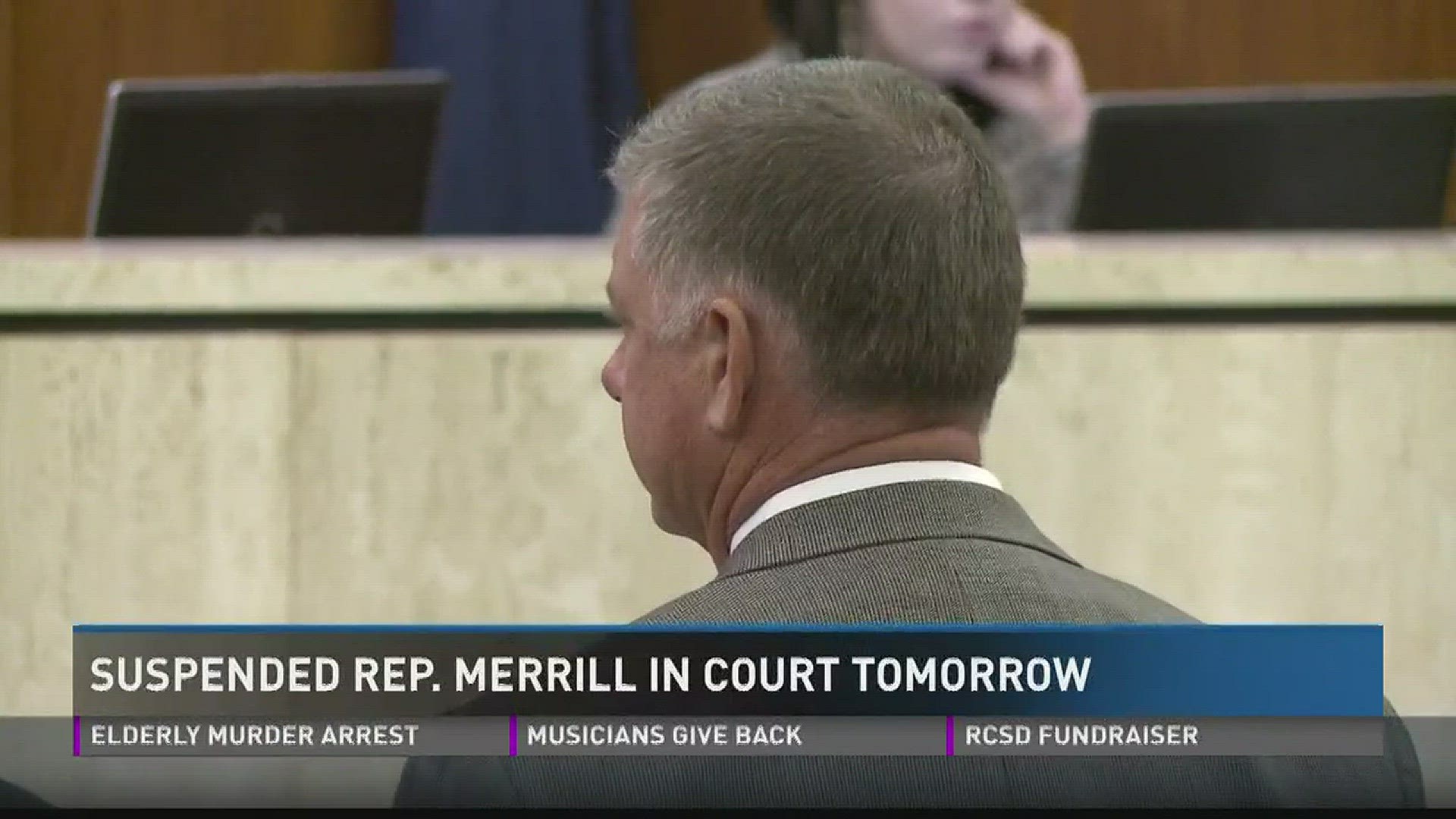 A hearing for suspended state house Representative James Merrill will be held on Friday