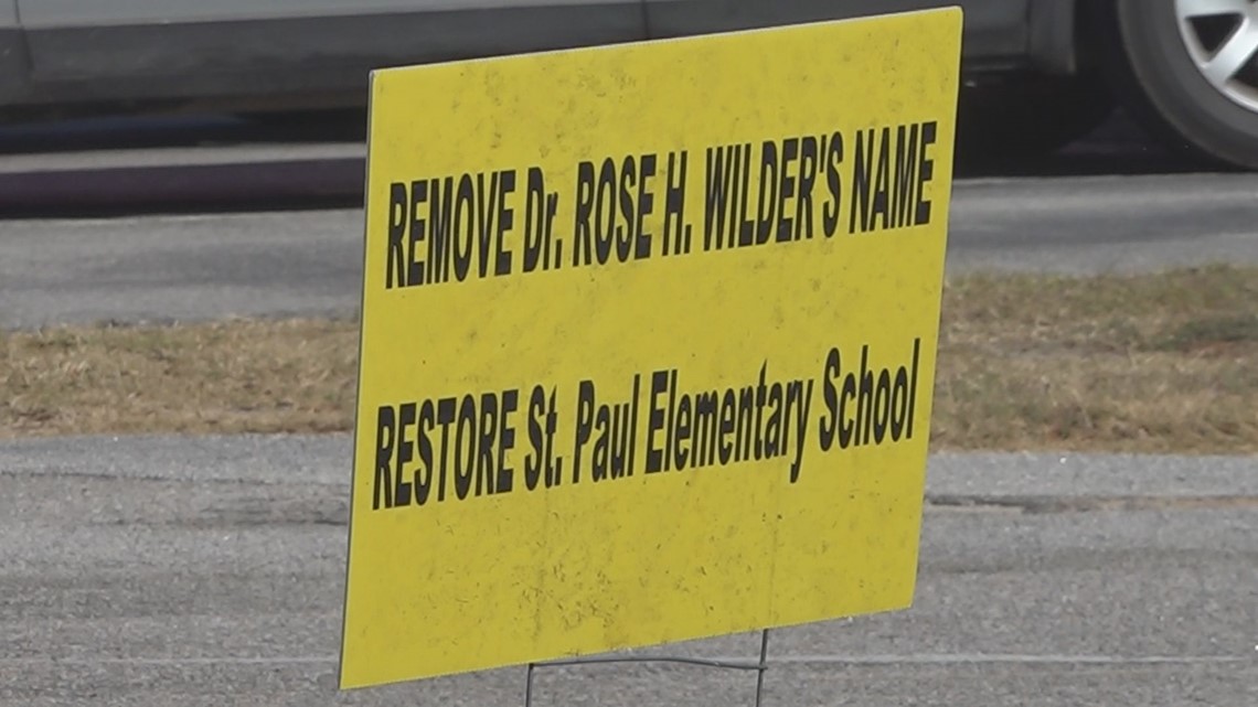 Community members call for school name change be reversed | wltx.com