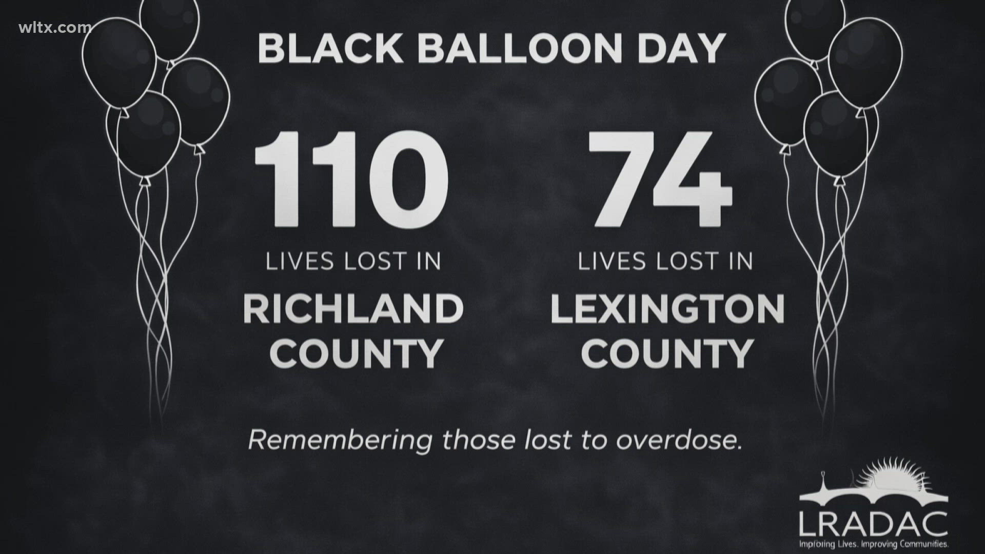 Edith Mccrary Black balloon day to acknowledge those who died from substance abuse ...