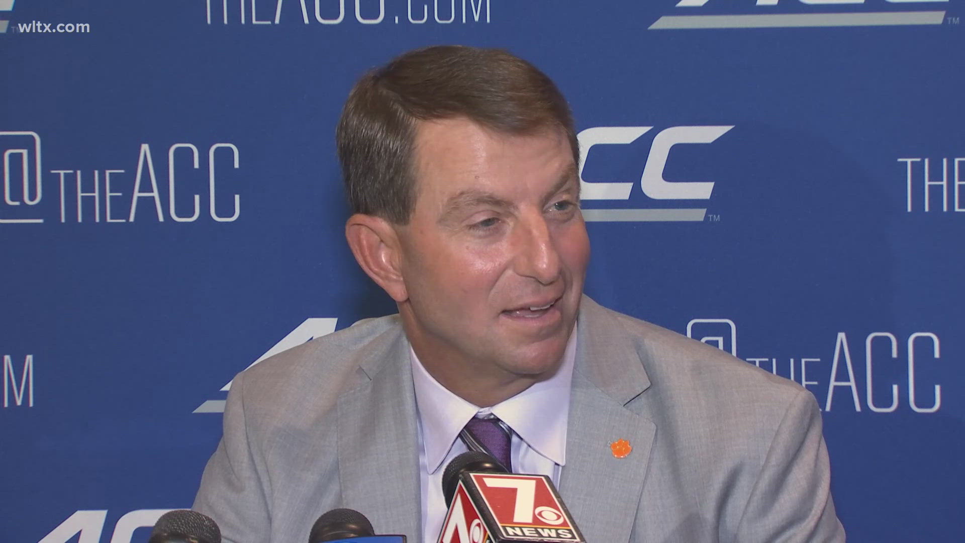 At the ACC Kickoff in Charlotte, Clemson head football coach Dabo Swinney spent part of his Thursday talking about his perception of the portal