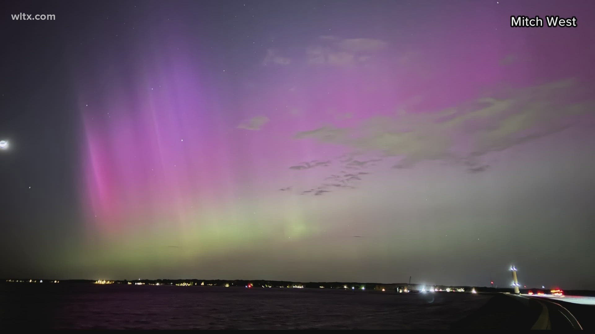 A rare cosmic event was seen across the Midlands as many looked up to see the northern lights.