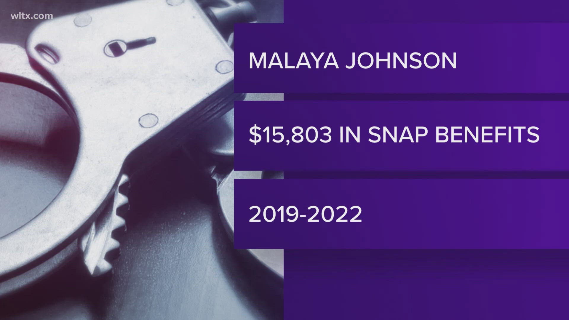 DSS have charged a woman with food stamp fraud.   Malaya Johnson, 35 was arrested in September for allegedly stealing over $15,000 in SNAP benefits since 2019.