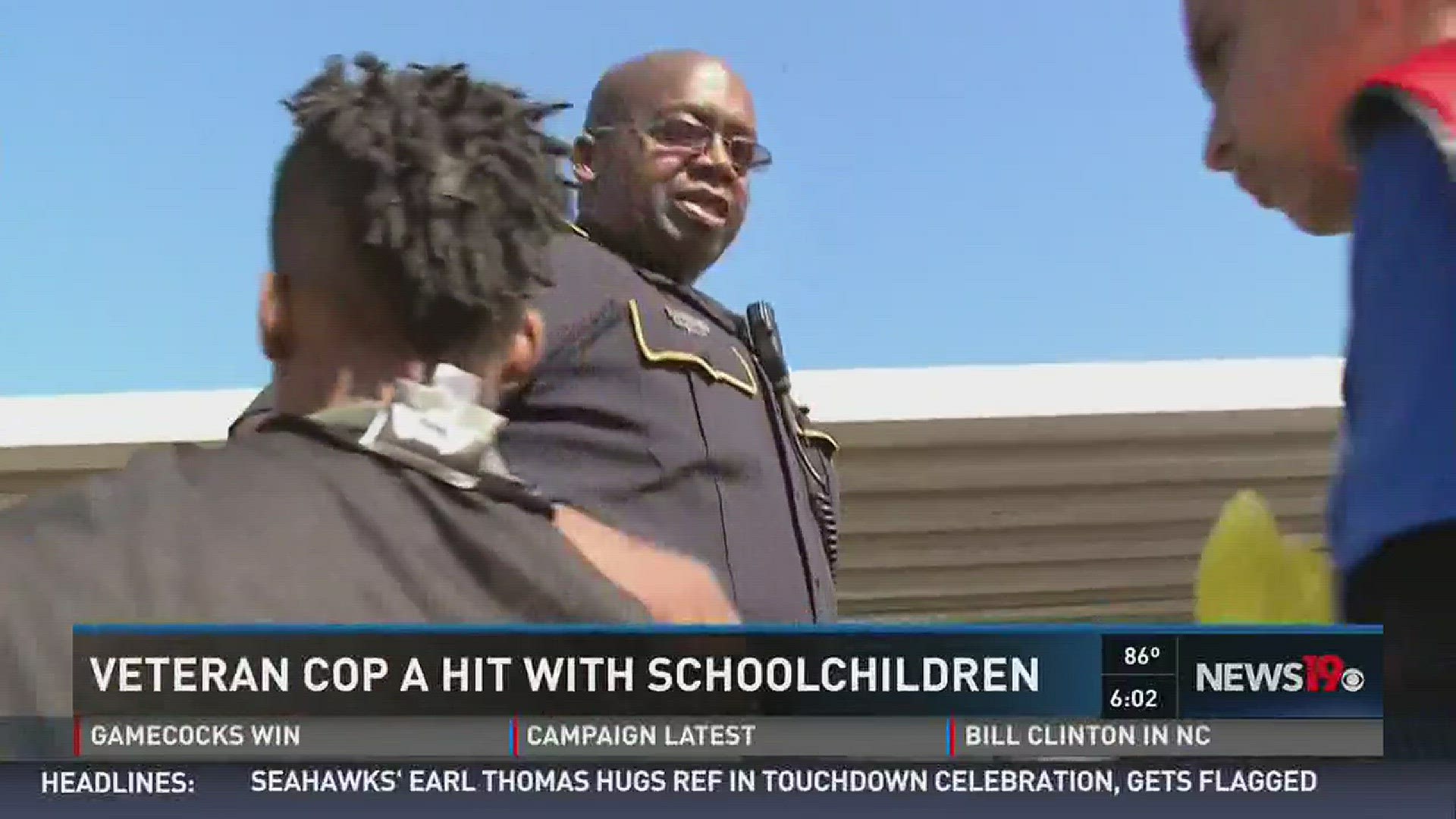 A veteran cop in Louisiana is taking time in his day to put a smile on schoolchildren's faces.  Karen Swensen from News19's sister-station in New Orleans, WWL, reports.