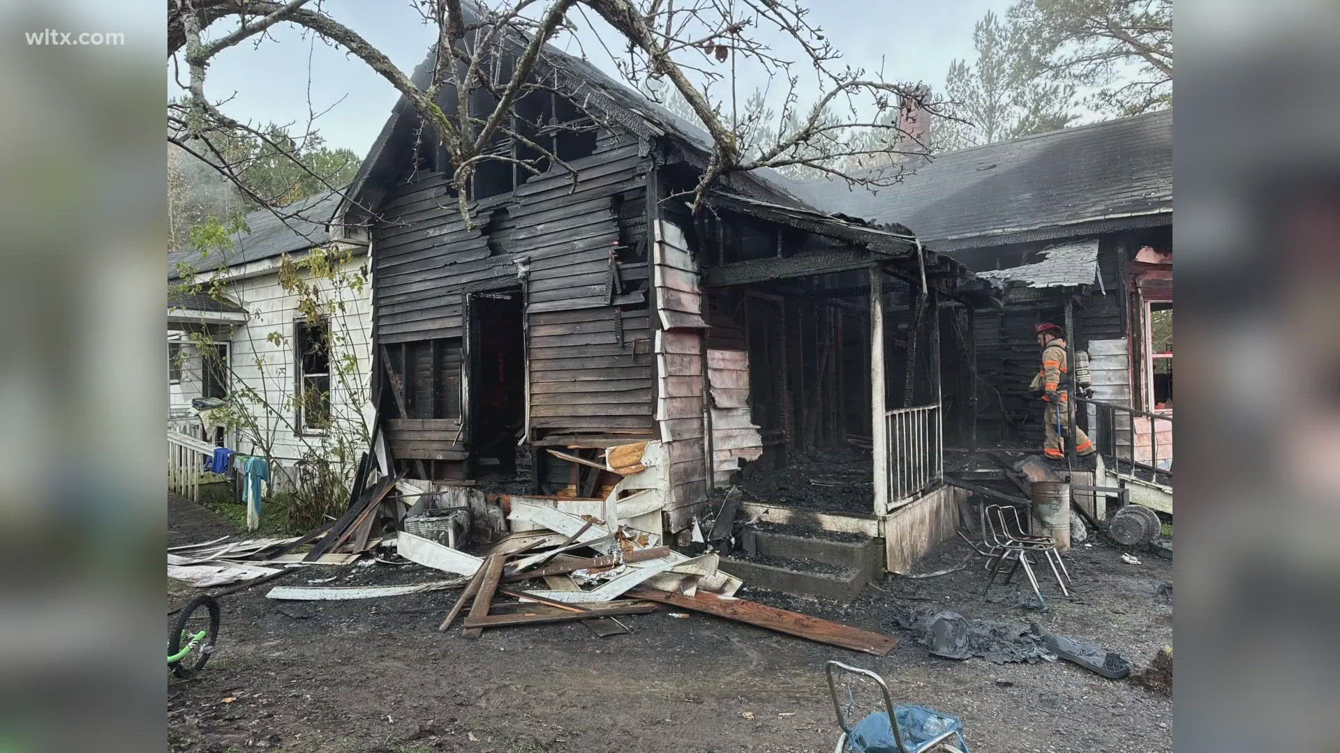 The fire happened in the 600 block of Meadowlark road just after 5AM.   The fire was caused by a kerosene heater too close to combustibles.  No injuries.