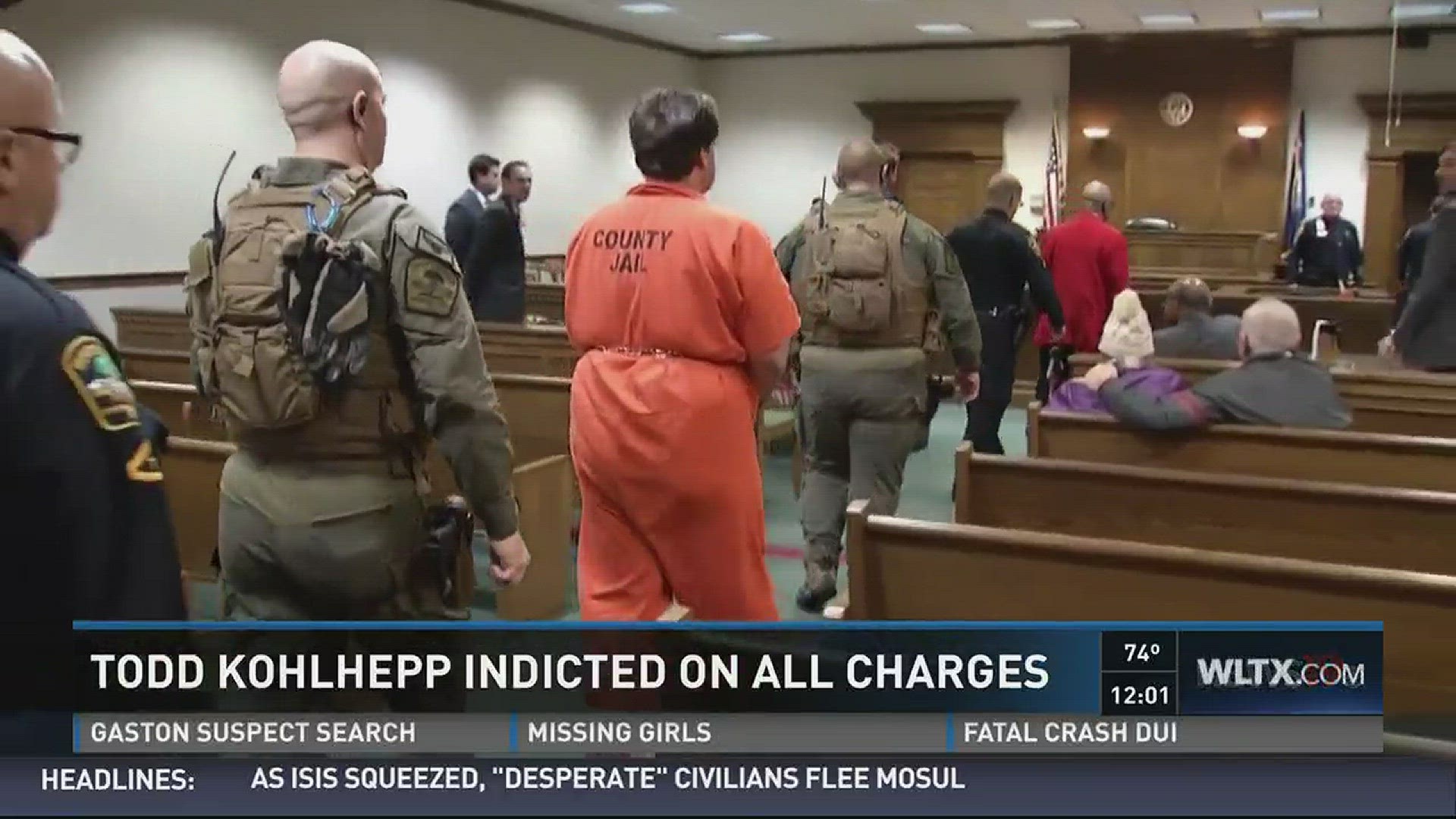 A grand jury has indicted Todd Kohlhepp on all charges.