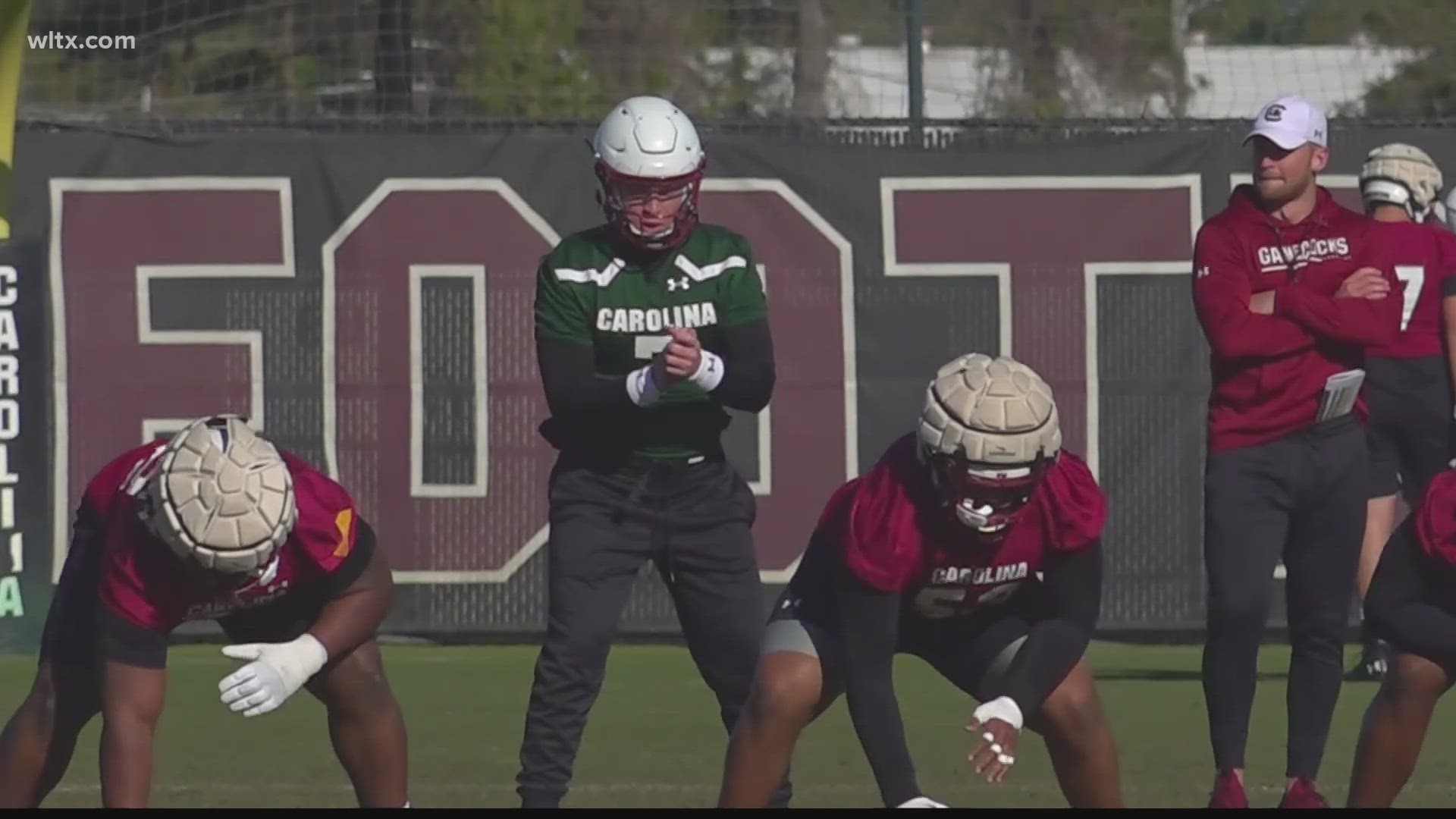 South Carolina kicked off spring practice as the team adds another brick in the foundation for the 2023 season.