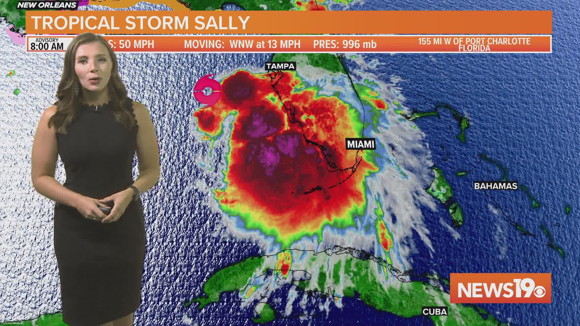 Tropical Storm Sally is likely to intensify over the Gulf over the next 48 hours. There are five other systems the NHC is watching.