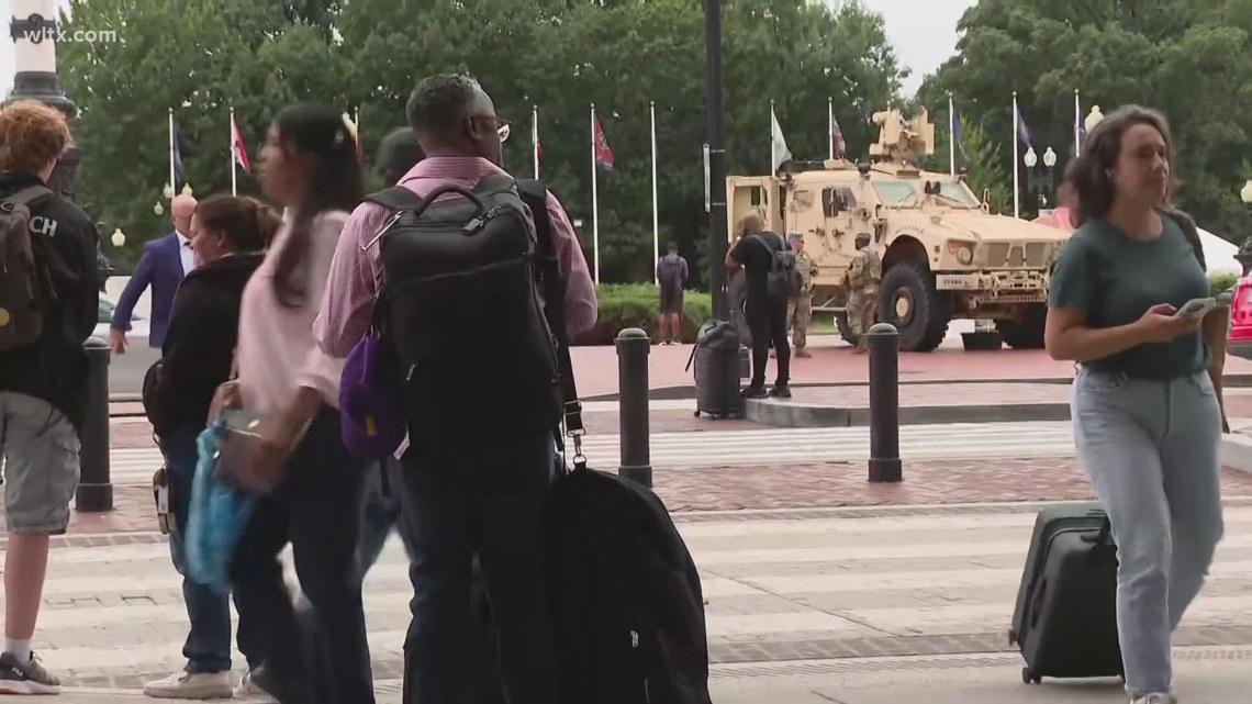 South Carolina National Guard troops arrive in D.C. | wltx.com