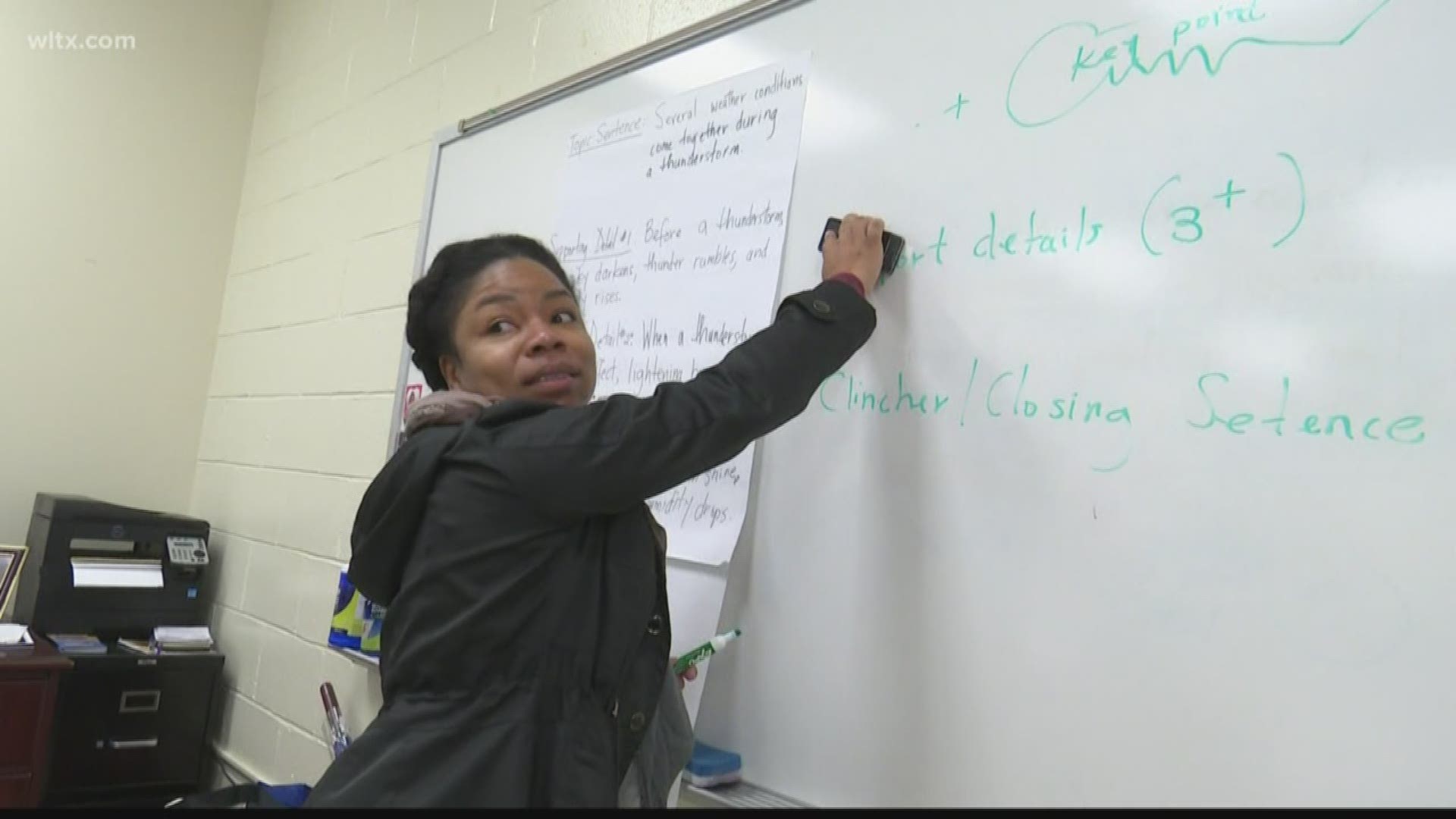 Nelecia Murrell's adult education class at Irmo high school would make for a great movie.