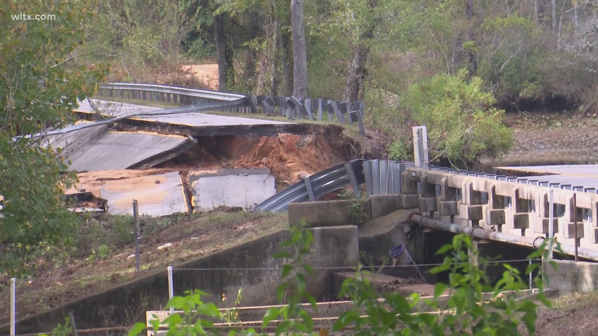 Many roads are still impassable after over a foot of rain fell in Orangeburg county. 