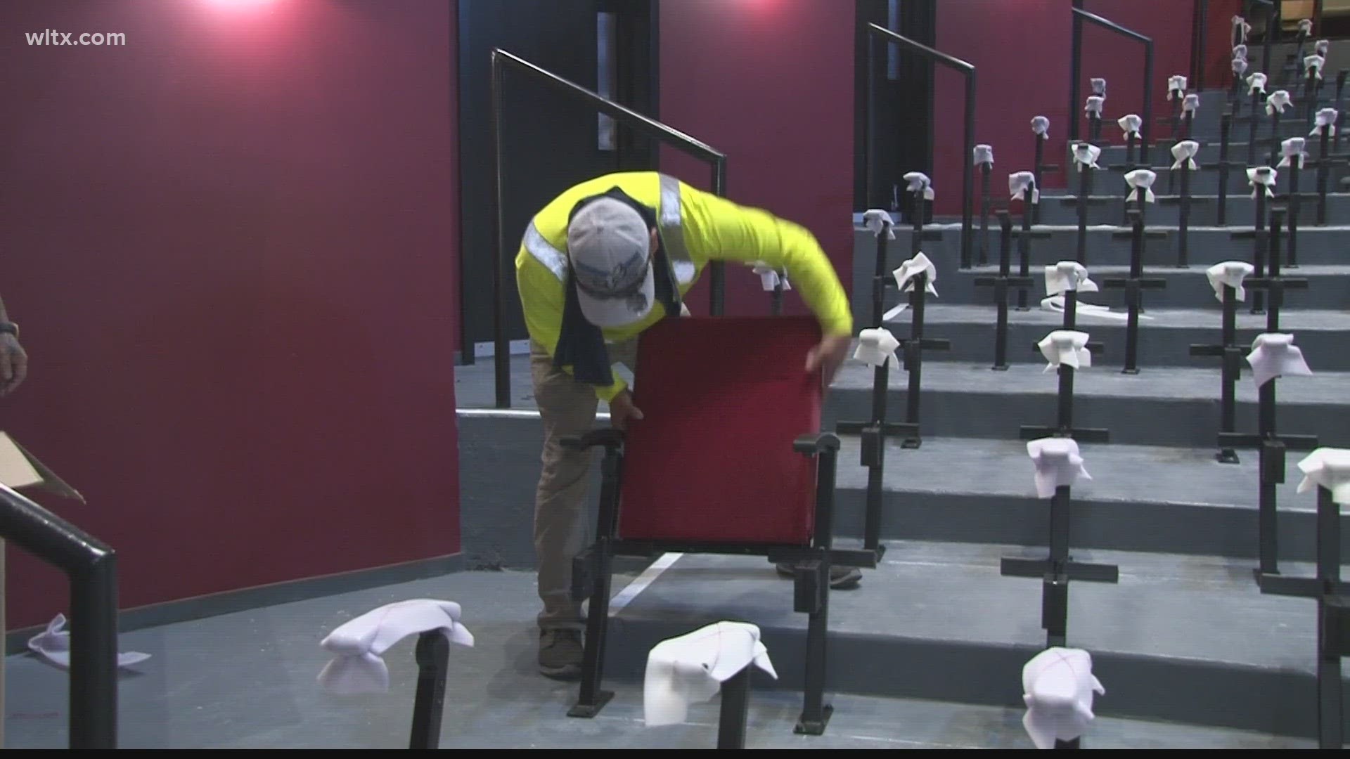 Over 2,000 new seats are being installed.