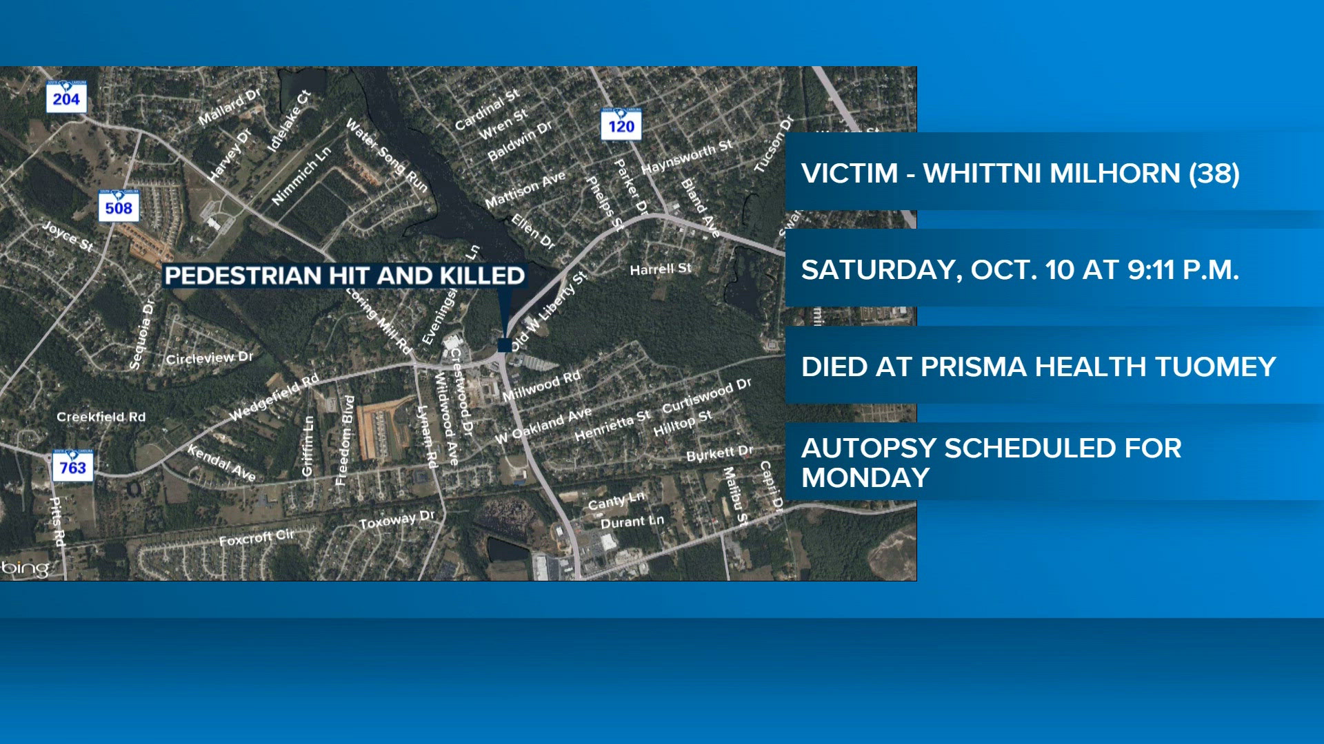 Coroner identifies woman killed in Sumter County pedestrian crash over ...