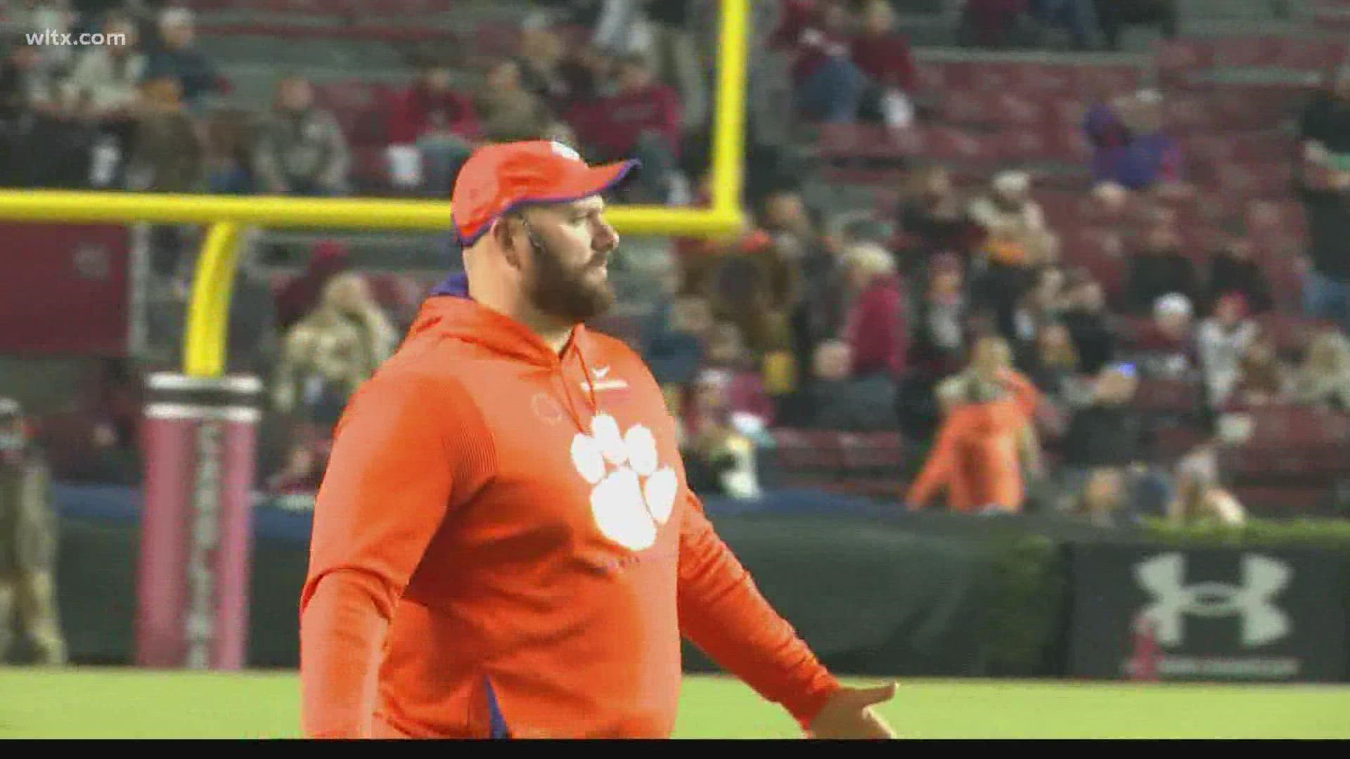 Thomas Austin is a Camden native and a former Clemson offensive lineman who is now in charge of that group on a full-time basis.