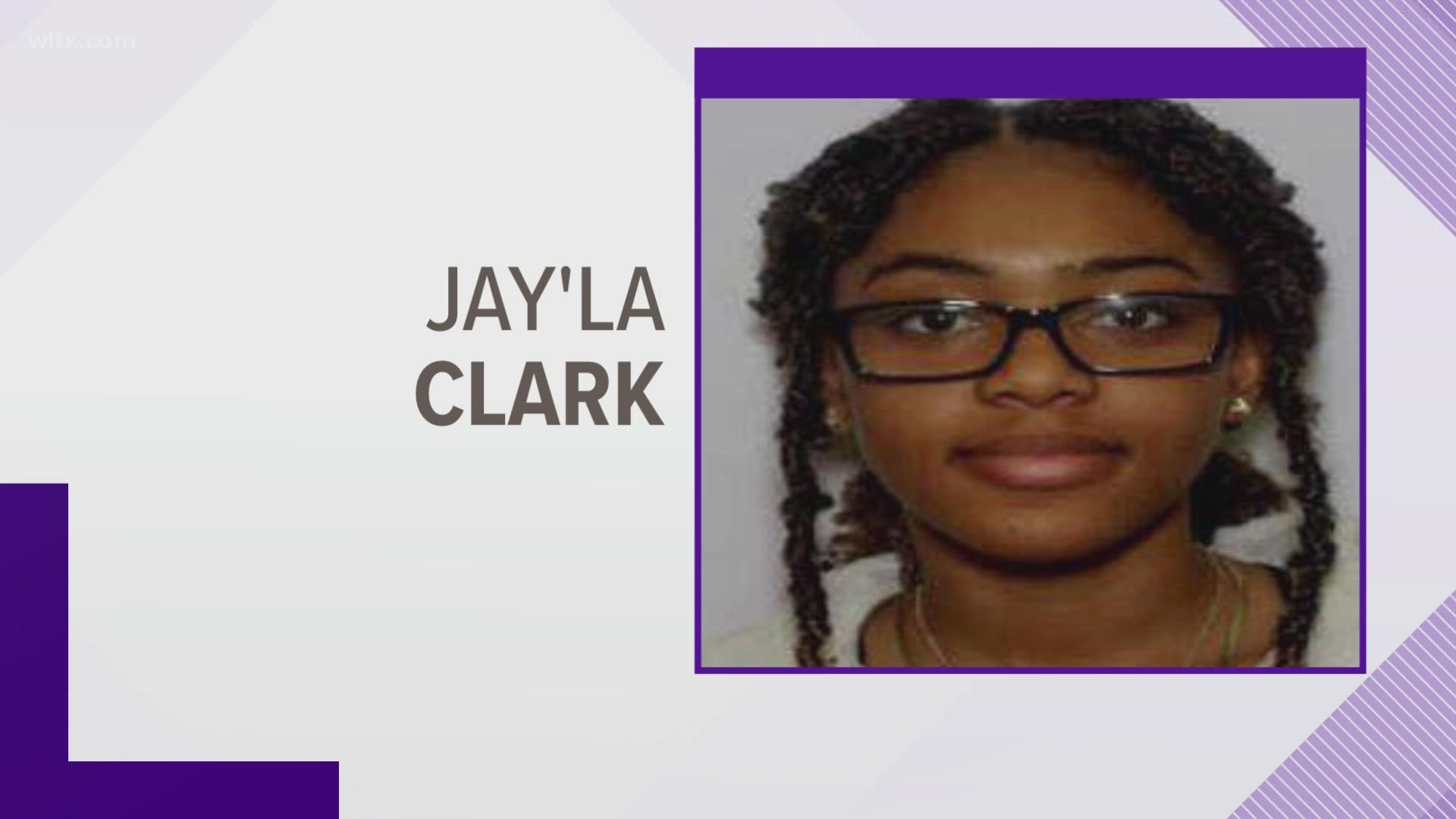 Jay'la Clark, 17, was last seen at River Bluff High School.