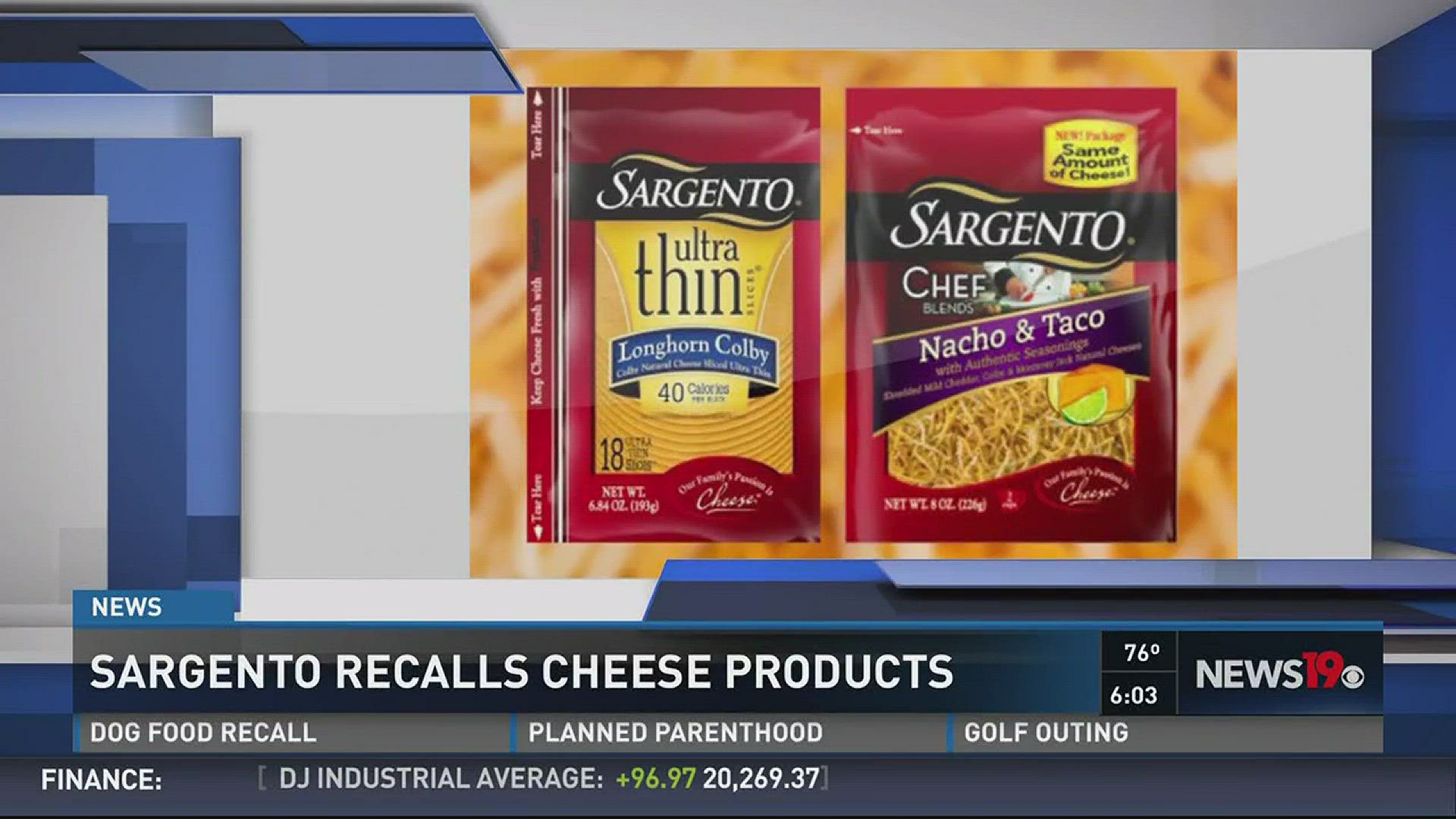 Sargento is recalling cheese because of a possible bacterial contamination.