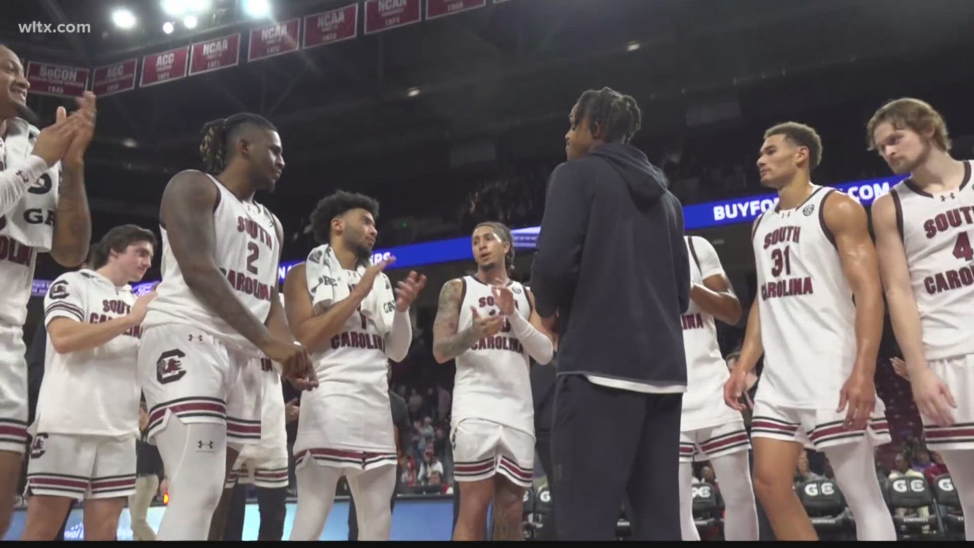 South Carolina head basketball coach Lamont Paris talks about his team's record through 12 games. The 11 wins matches last season's win total.